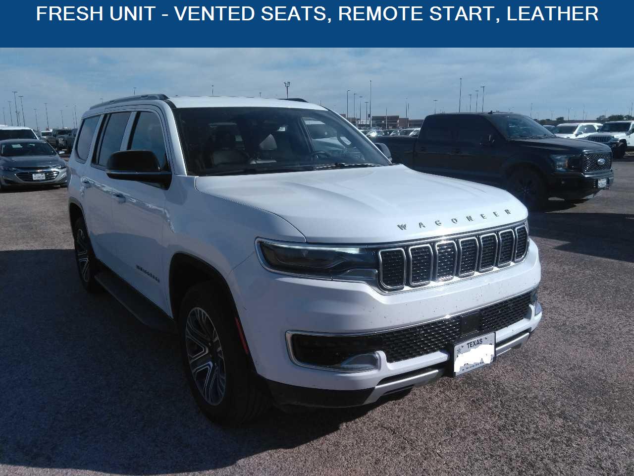 Bright White Clearcoat 2024 Jeep Wagoneer Series II RWD SUV / Crossover 4X2 8-Speed Automatic