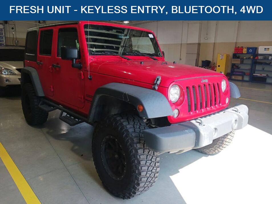 Firecracker Red Clearcoat 2017 Jeep Wrangler SUV / Crossover Four-Wheel Drive 5-Speed Automatic