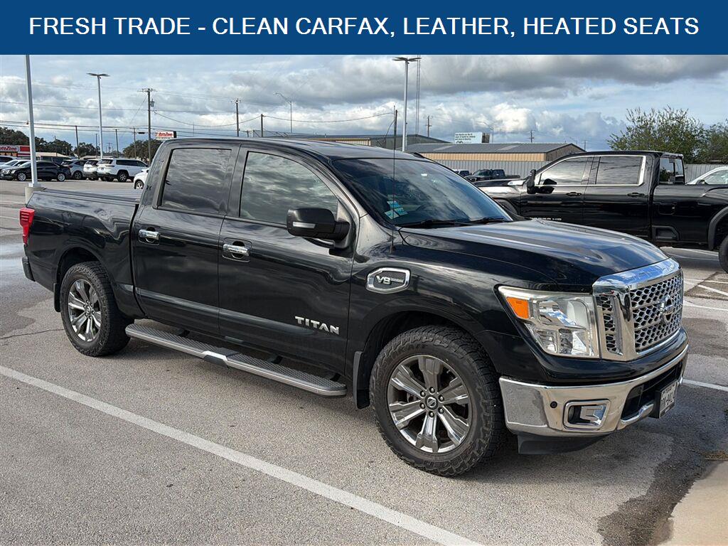 Gray (Magnetic Black) 2017 Nissan Titan Pickup Truck 4X2 7-Speed Automatic