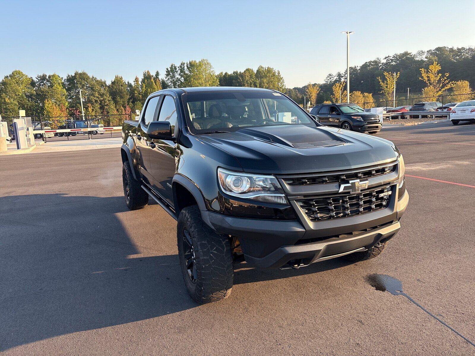 Black 2019 Chevrolet Colorado Pickup Truck Four-Wheel Drive 8-Speed Automatic