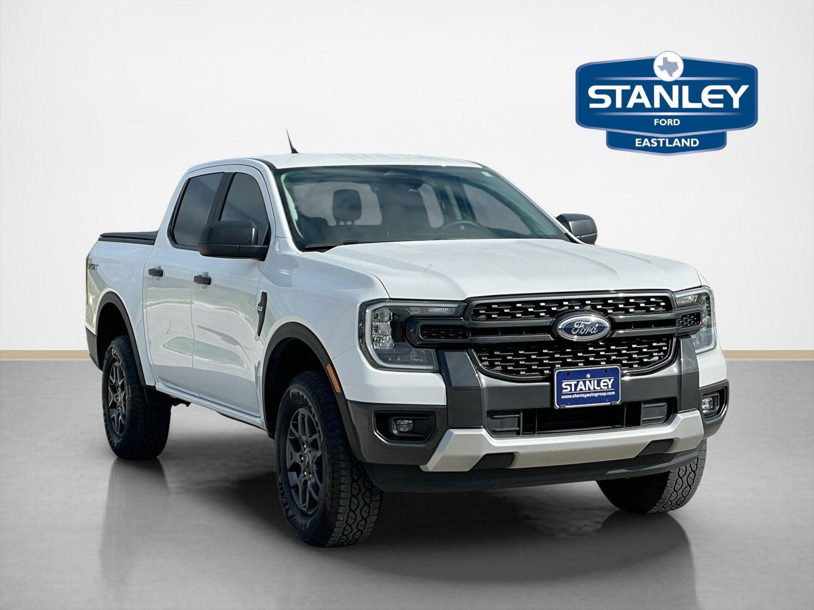 Oxford White 2025 Ford Ranger XLT SuperCrew RWD Pickup Truck 4X2 10-Speed Automatic