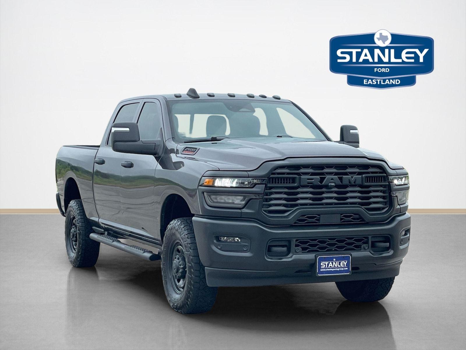 Gray (Granite Crystal Metallic Clearcoat) 2025 RAM 2500 Tradesman Crew Cab 4WD Pickup Truck Four-Wheel Drive 8-Speed Automatic