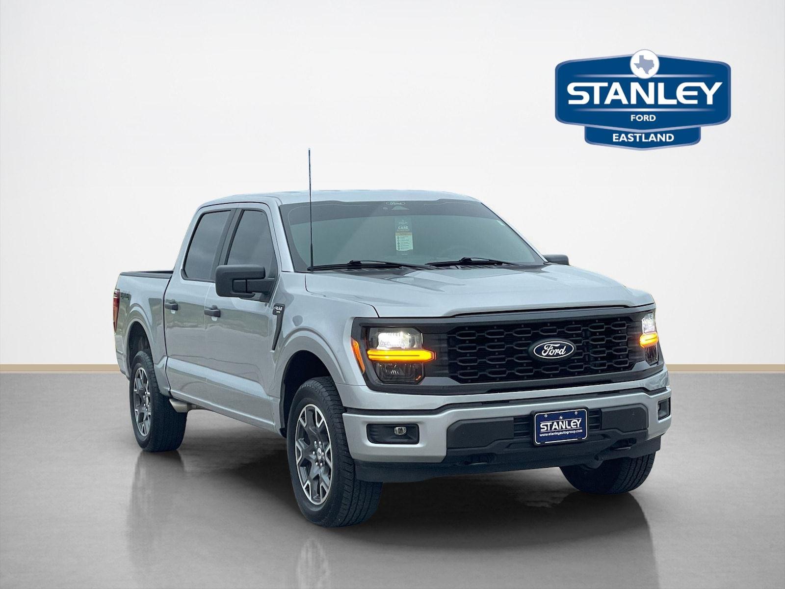 Iconic Silver Metallic 2025 Ford F-150 Pickup Truck Four-Wheel Drive 10-Speed Automatic