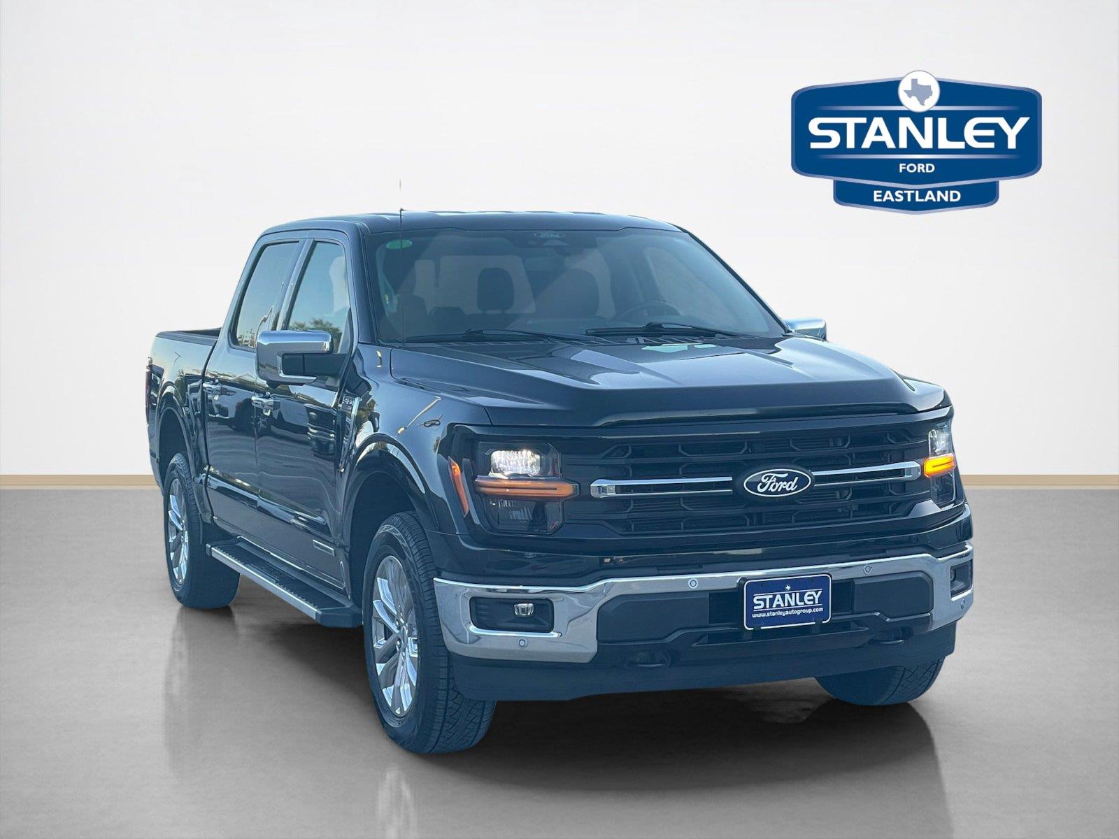 Agate Black Metallic 2024 Ford F-150 Pickup Truck Four-Wheel Drive 10-Speed Automatic