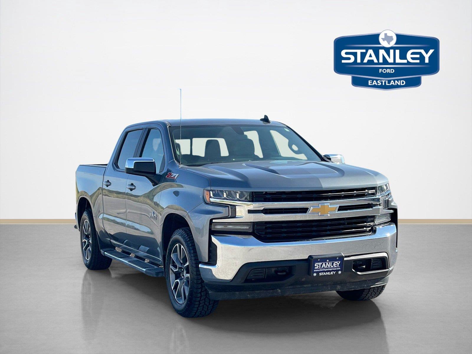 Gray (Satin Steel Metallic) 2019 Chevrolet Silverado 1500 Pickup Truck Four-Wheel Drive 8-Speed Automatic