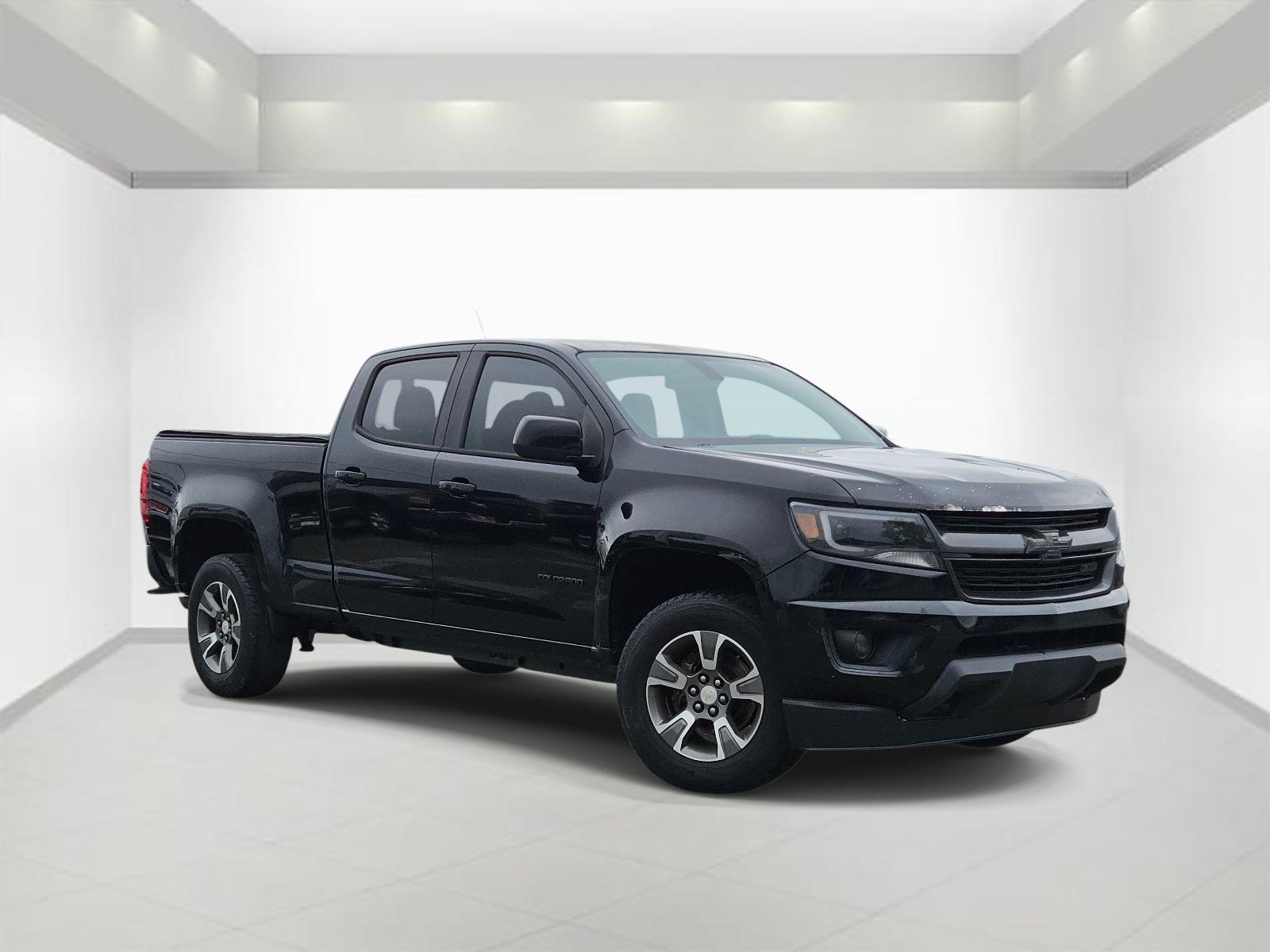 Black 2015 Chevrolet Colorado Z71 Crew Cab 4WD Pickup Truck Four-Wheel Drive 6-Speed Automatic