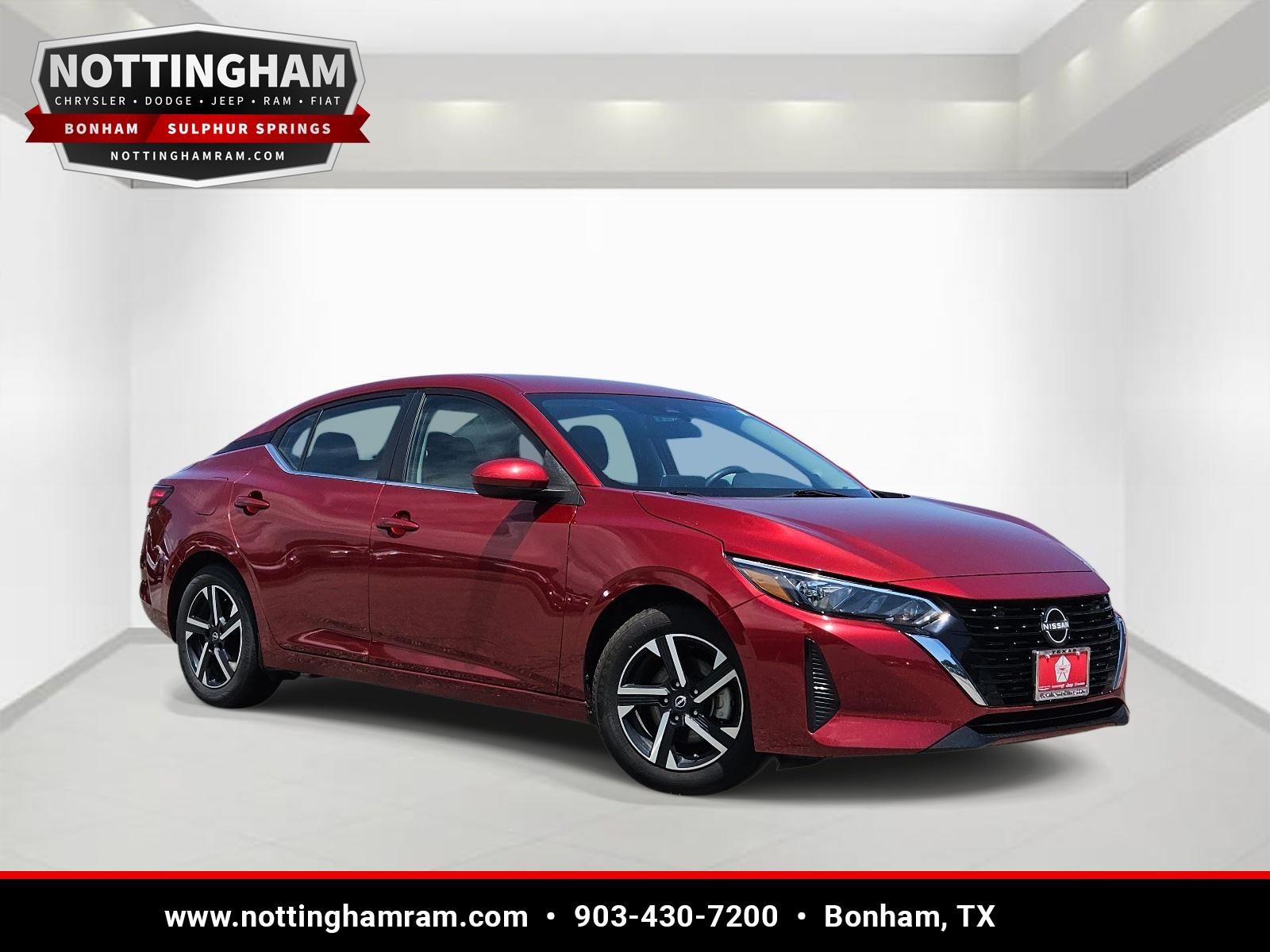 Red (Scarlet Ember Tintcoat) 2024 Nissan Sentra Sedan Front-Wheel Drive Continuously Variable Transmission
