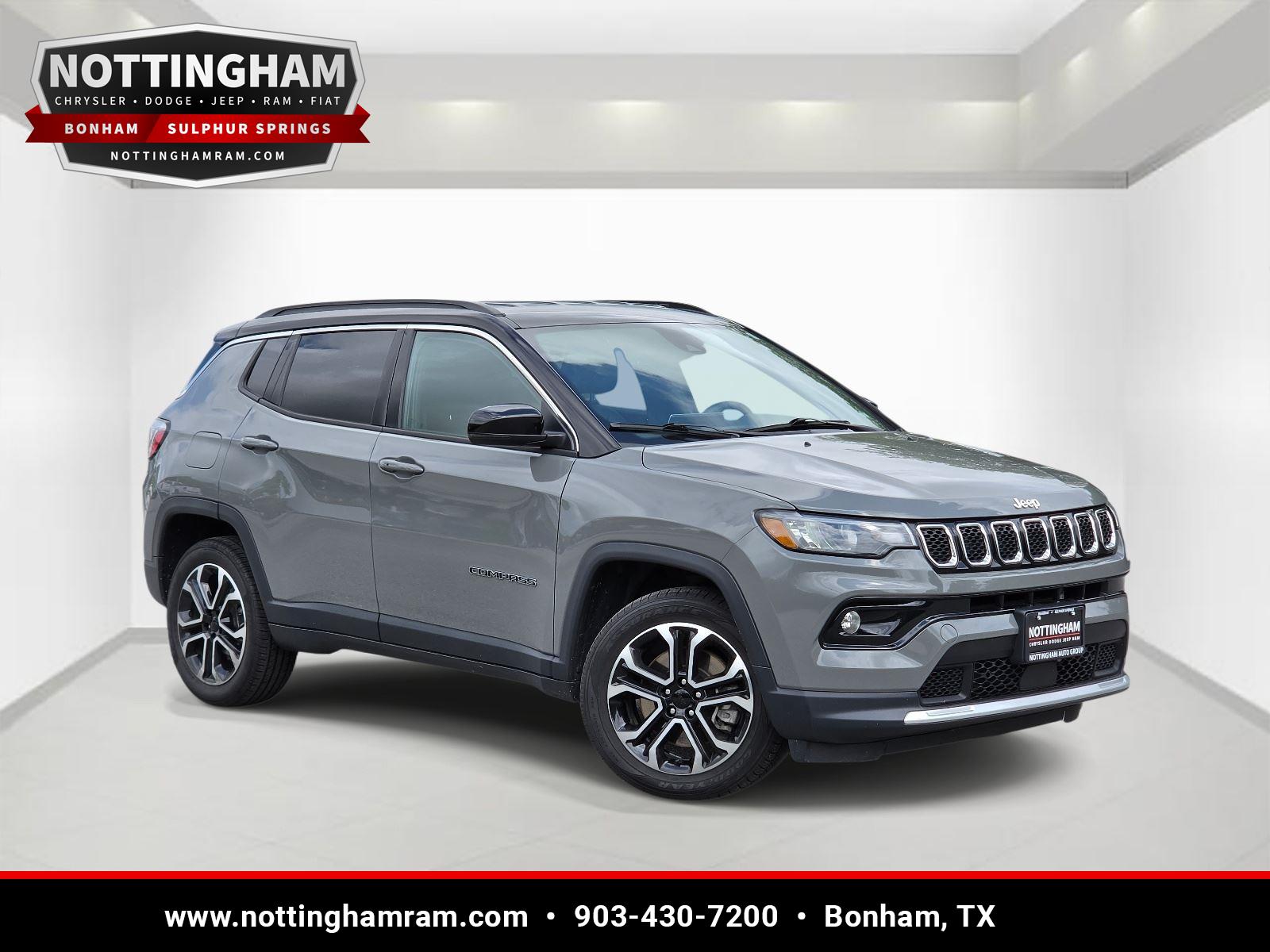 Baltic Gray Metallic Clearcoat 2024 Jeep Compass SUV / Crossover Four-Wheel Drive 8-Speed Automatic
