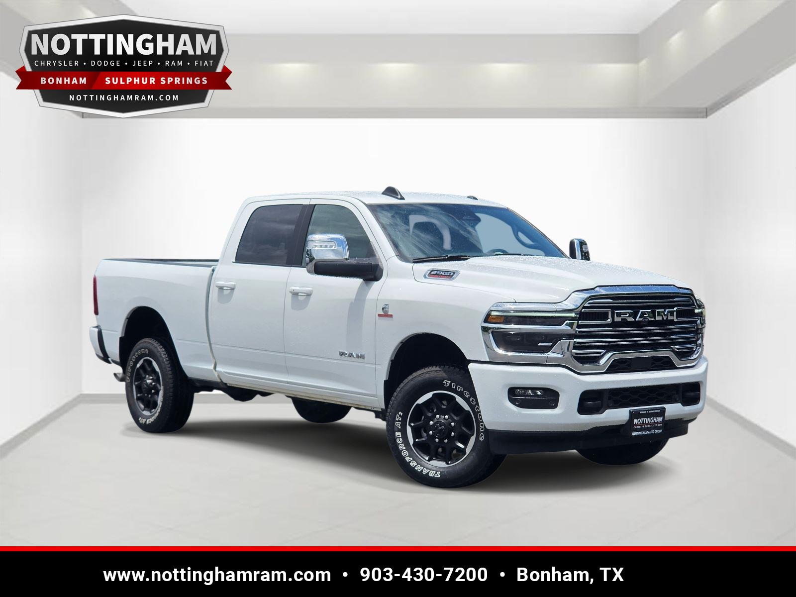 Bright White Clearcoat 2026 RAM 2500 Pickup Truck Four-Wheel Drive 8-Speed Automatic