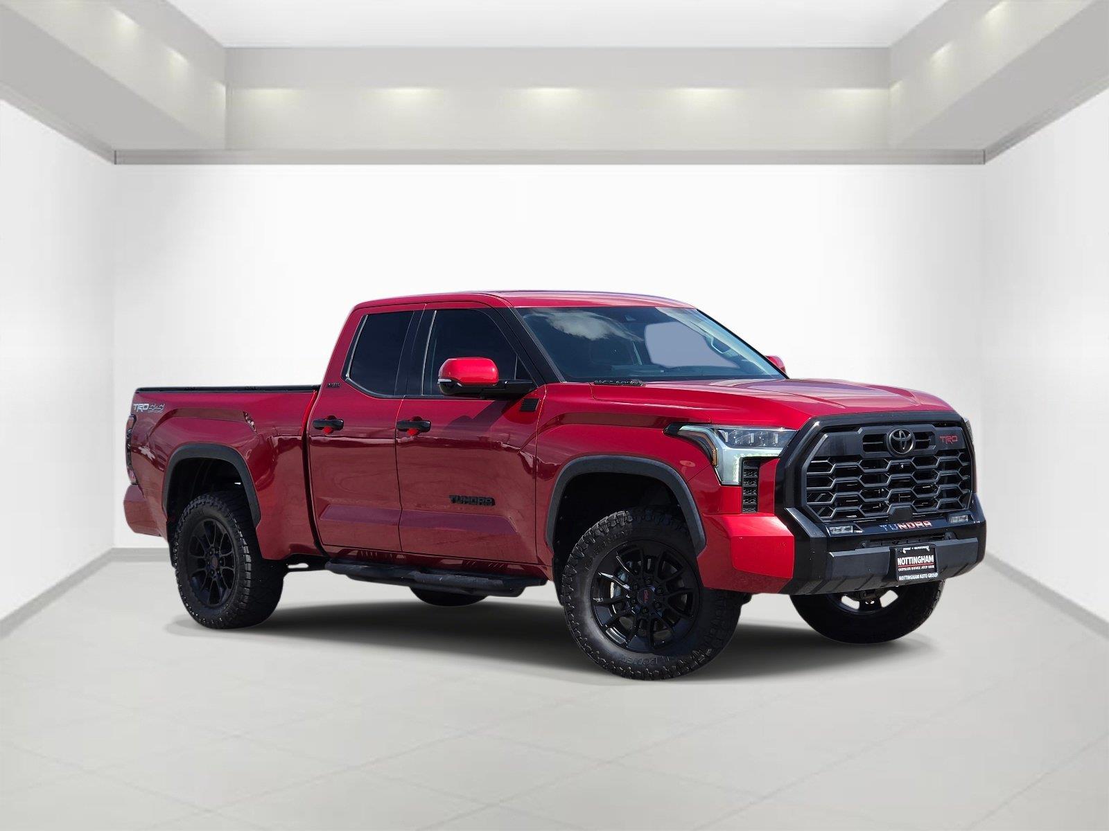 Supersonic Red 2022 Toyota Tundra Pickup Truck Four-Wheel Drive Automatic