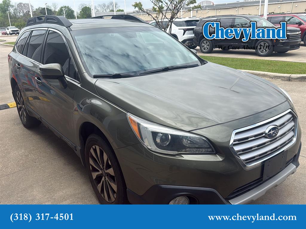 Wilderness Green Metallic 2015 Subaru Outback 2.5i Limited Wagon All-Wheel Drive Continuously Variable Transmission