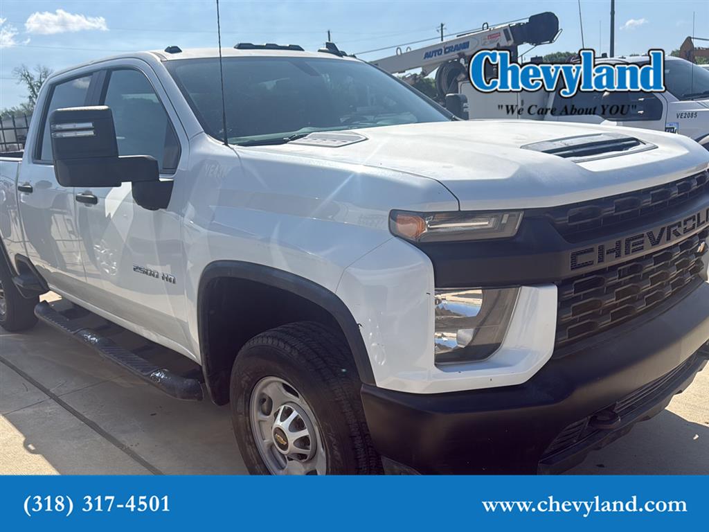 Summit White 2020 Chevrolet Silverado 2500HD Work Truck Crew Cab 4WD Pickup Truck Four-Wheel Drive 6-Speed Automatic