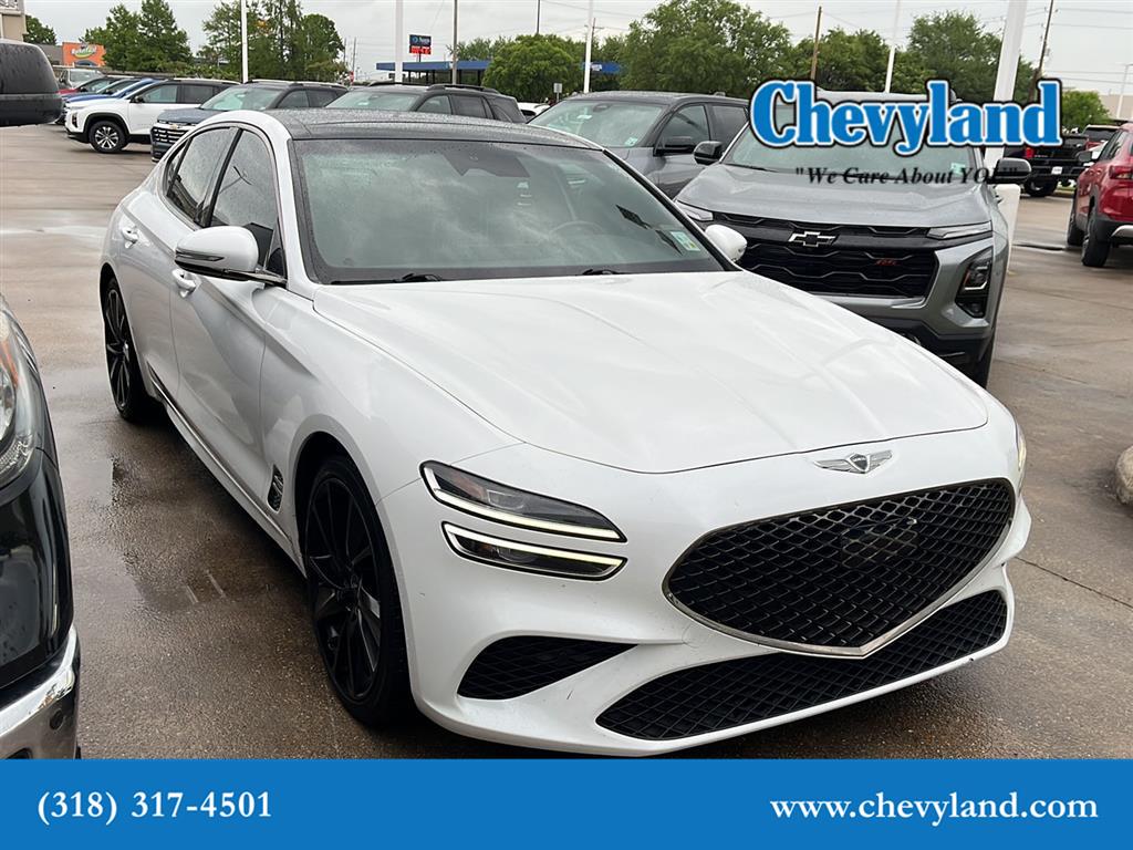 Vik Black 2023 Genesis G70 2.0T RWD Sedan Rear-Wheel Drive Automatic