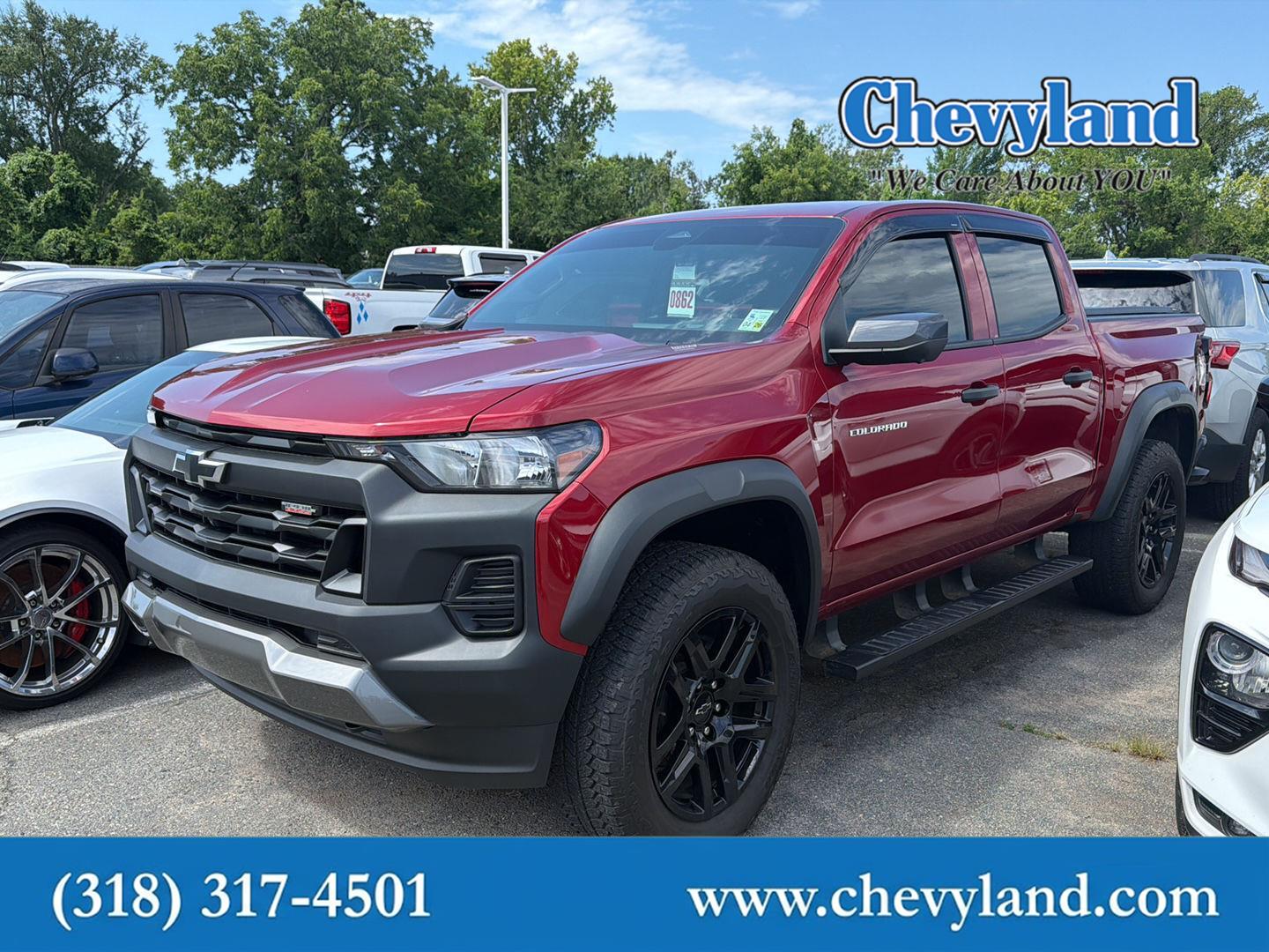 Radiant Red Tintcoat 2025 Chevrolet Colorado Pickup Truck Four-Wheel Drive 8-Speed Automatic