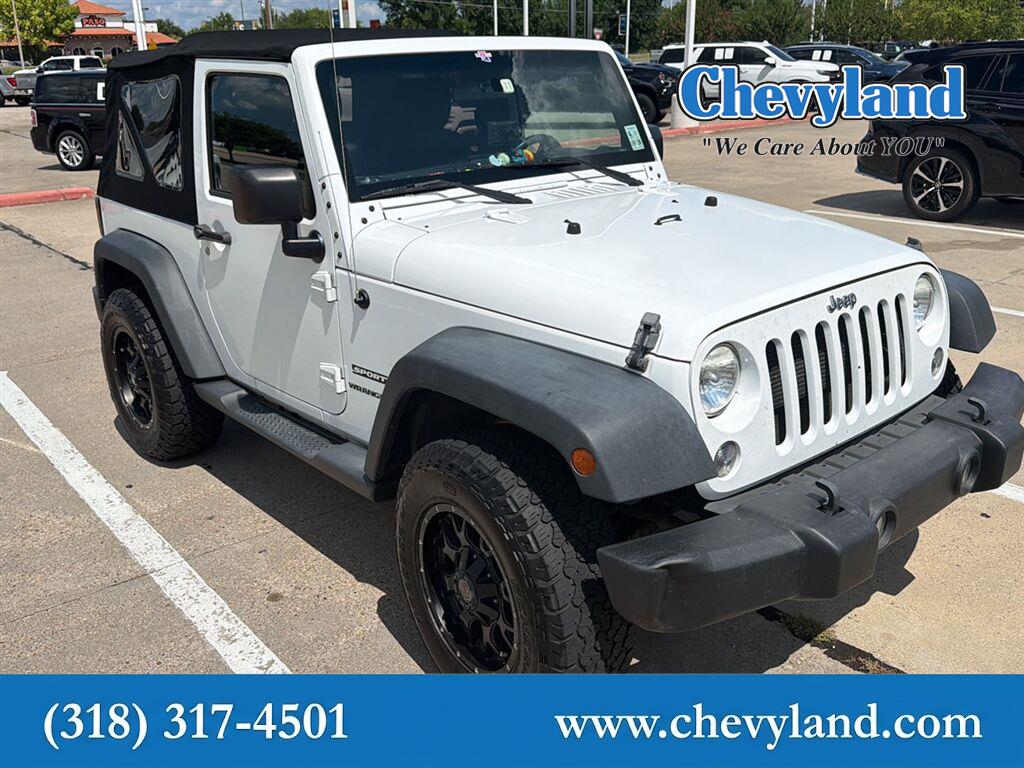 Bright White Clearcoat 2015 Jeep Wrangler SUV / Crossover Four-Wheel Drive 5-Speed Automatic