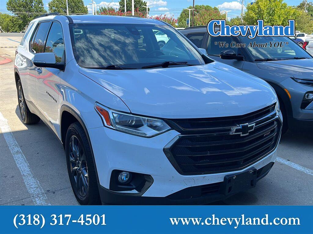 Summit White 2021 Chevrolet Traverse SUV / Crossover Front-Wheel Drive 9-Speed Automatic
