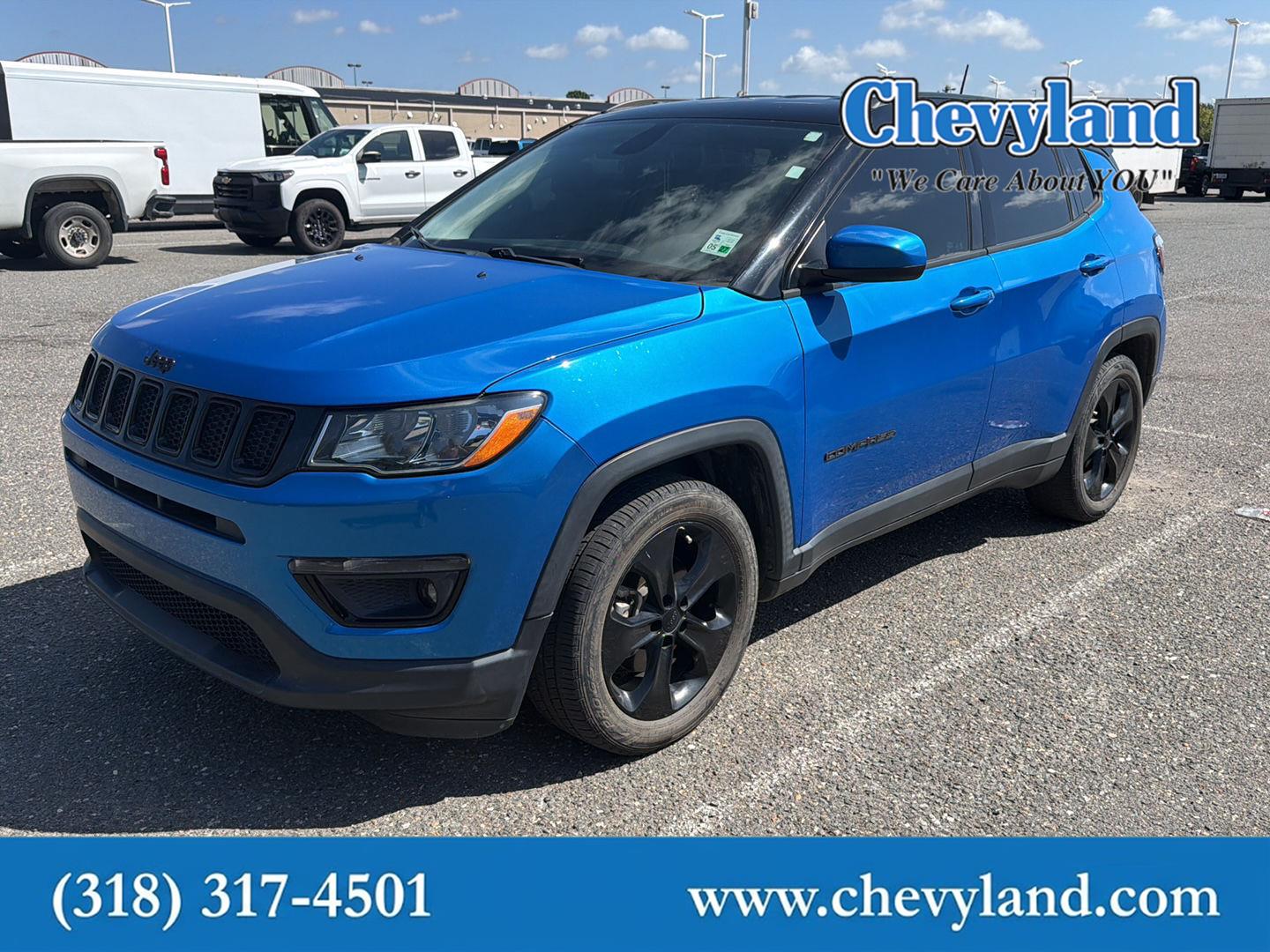 Laser Blue Pearlcoat 2020 Jeep Compass SUV / Crossover Front-Wheel Drive 6-Speed Automatic