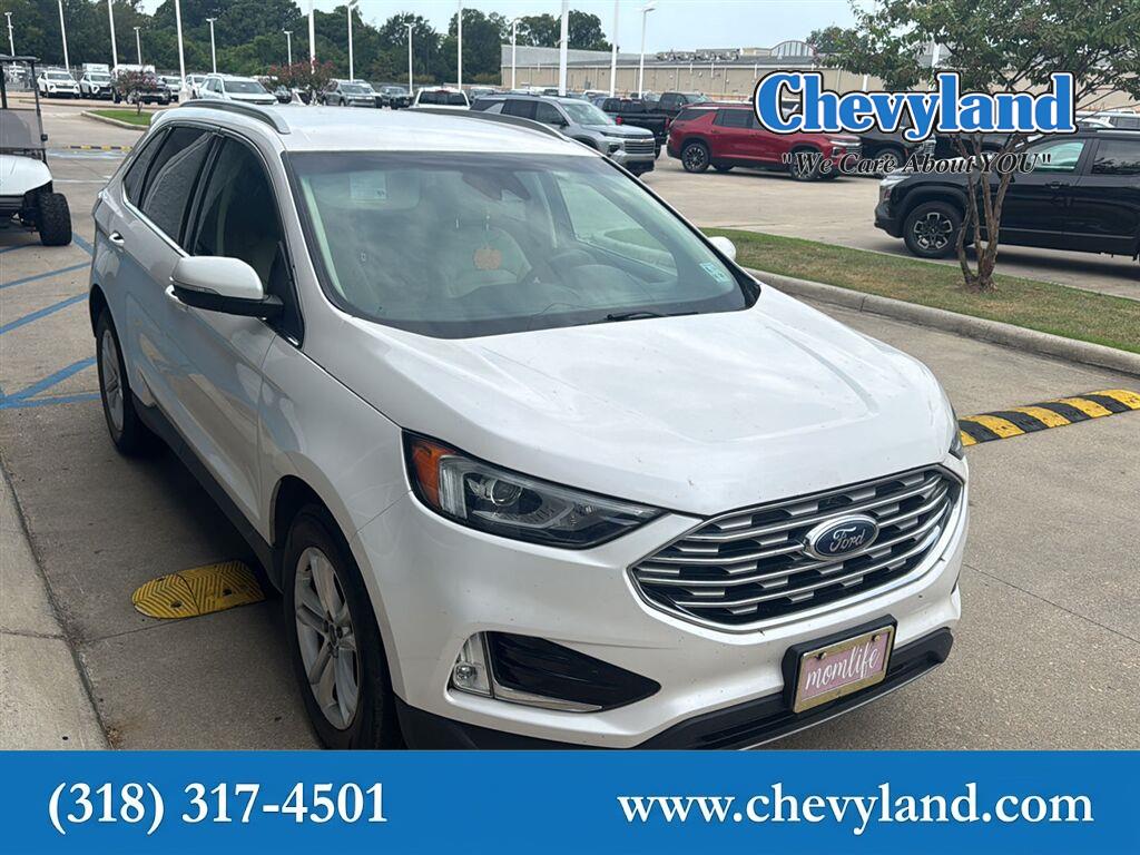 White Platinum Metallic Tri-Coat 2019 Ford Edge SUV / Crossover Front-Wheel Drive 8-Speed Automatic
