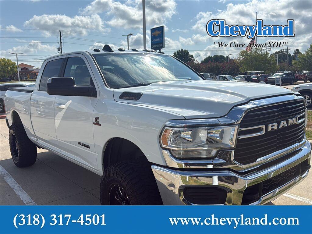 Bright White Clearcoat 2021 RAM 2500 Pickup Truck Four-Wheel Drive 6-Speed Automatic