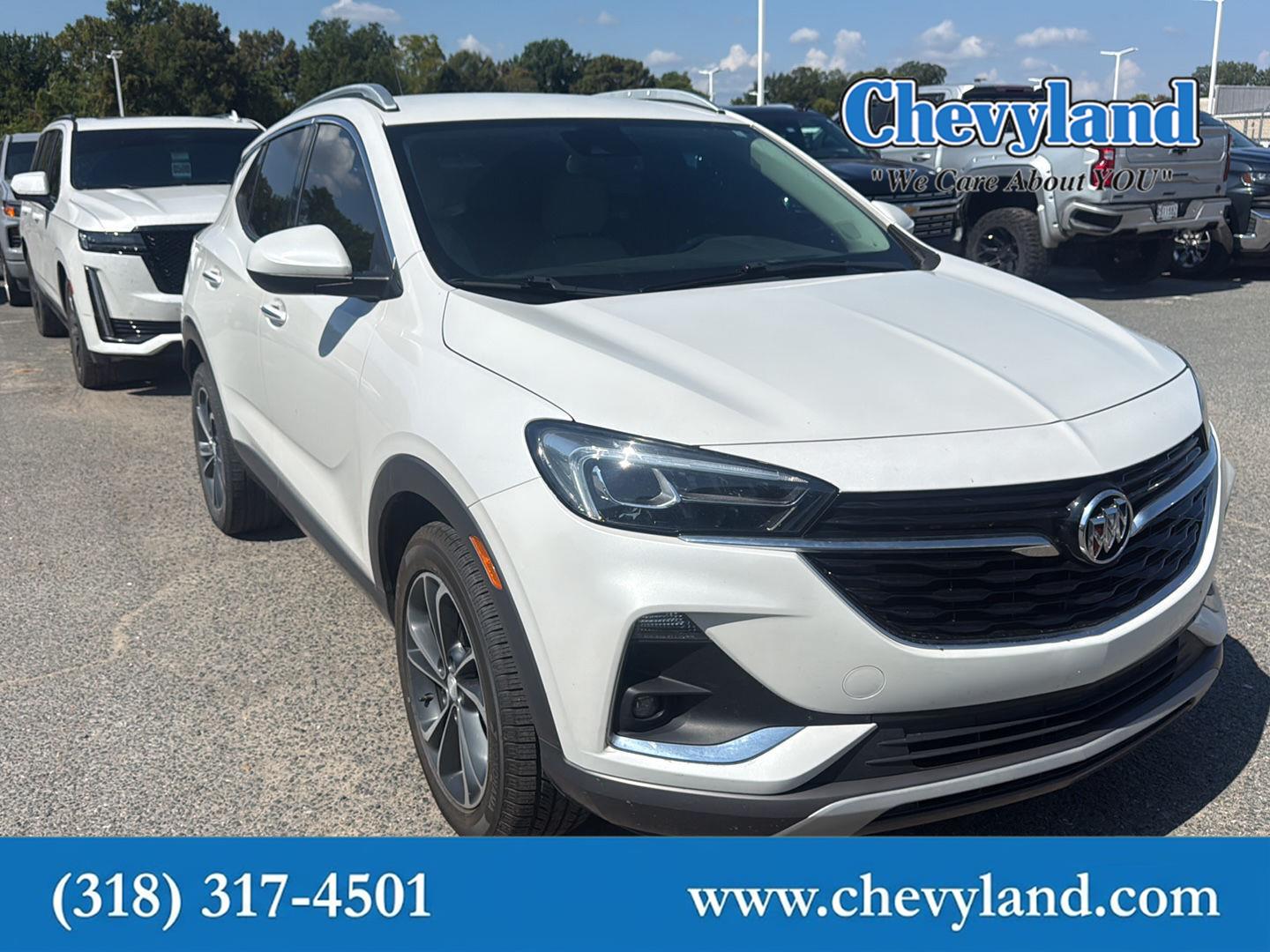 White Frost Tricoat 2022 Buick Encore GX SUV / Crossover Front-Wheel Drive Continuously Variable Transmission