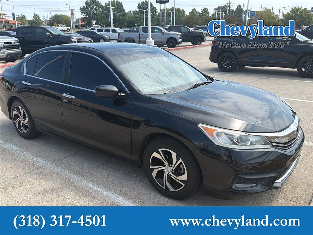 Black 2017 Honda Accord Sedan Front-Wheel Drive 