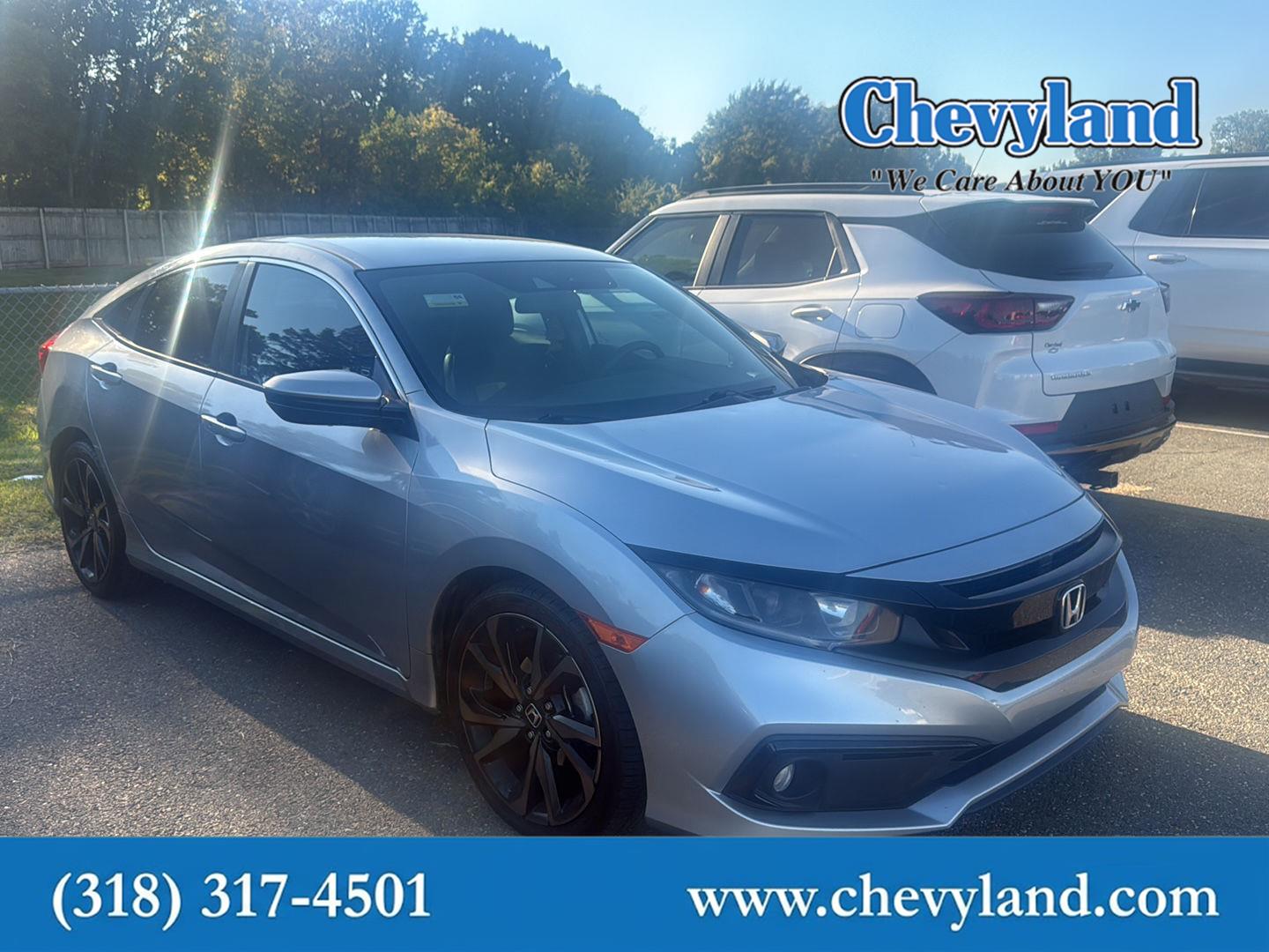 Lunar Silver 2020 Honda Civic Sedan Front-Wheel Drive 