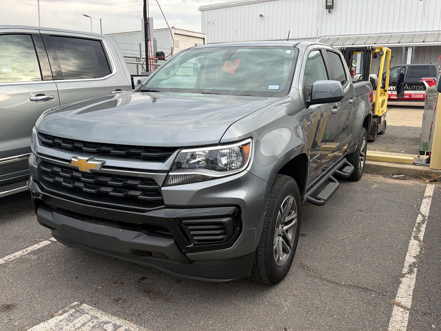 Gray (Satin Steel Metallic) 2022 Chevrolet Colorado Pickup Truck 4X2 6-Speed Automatic