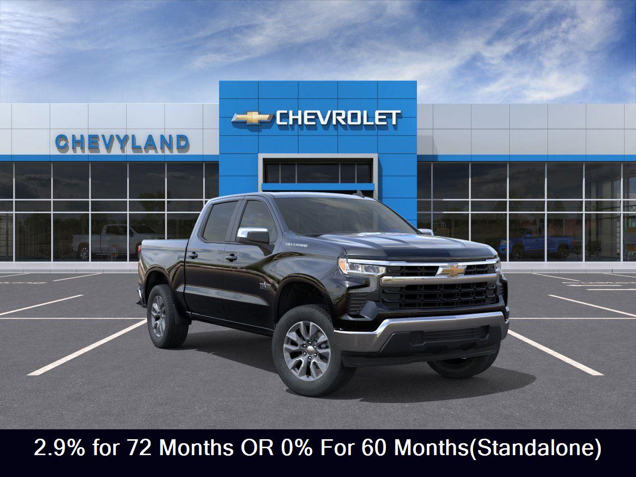 Black 2026 Chevrolet Silverado 1500 Pickup Truck 4X2 Automatic