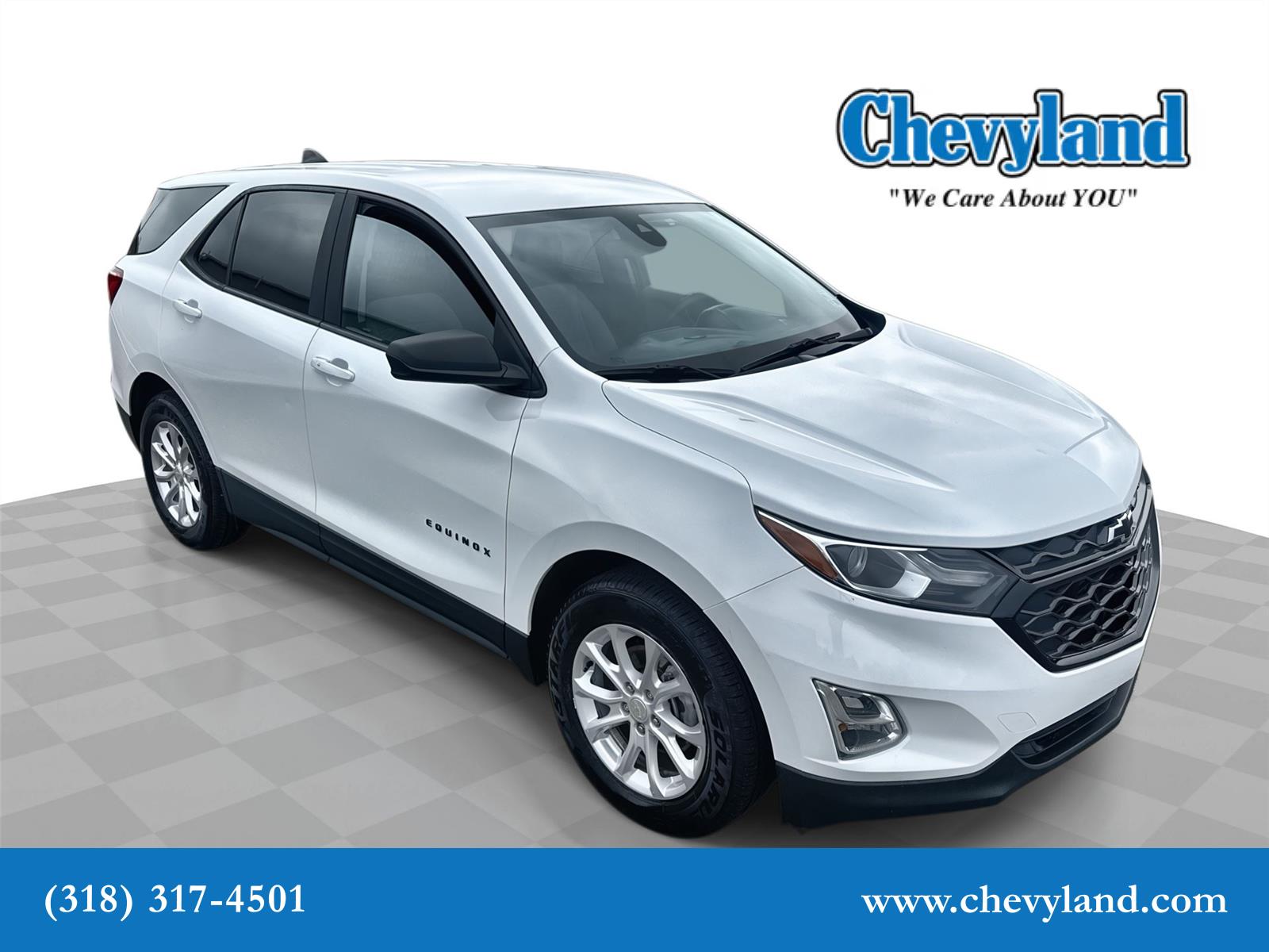 Summit White 2021 Chevrolet Equinox LS FWD with 1LS SUV / Crossover Front-Wheel Drive 6-Speed Automatic