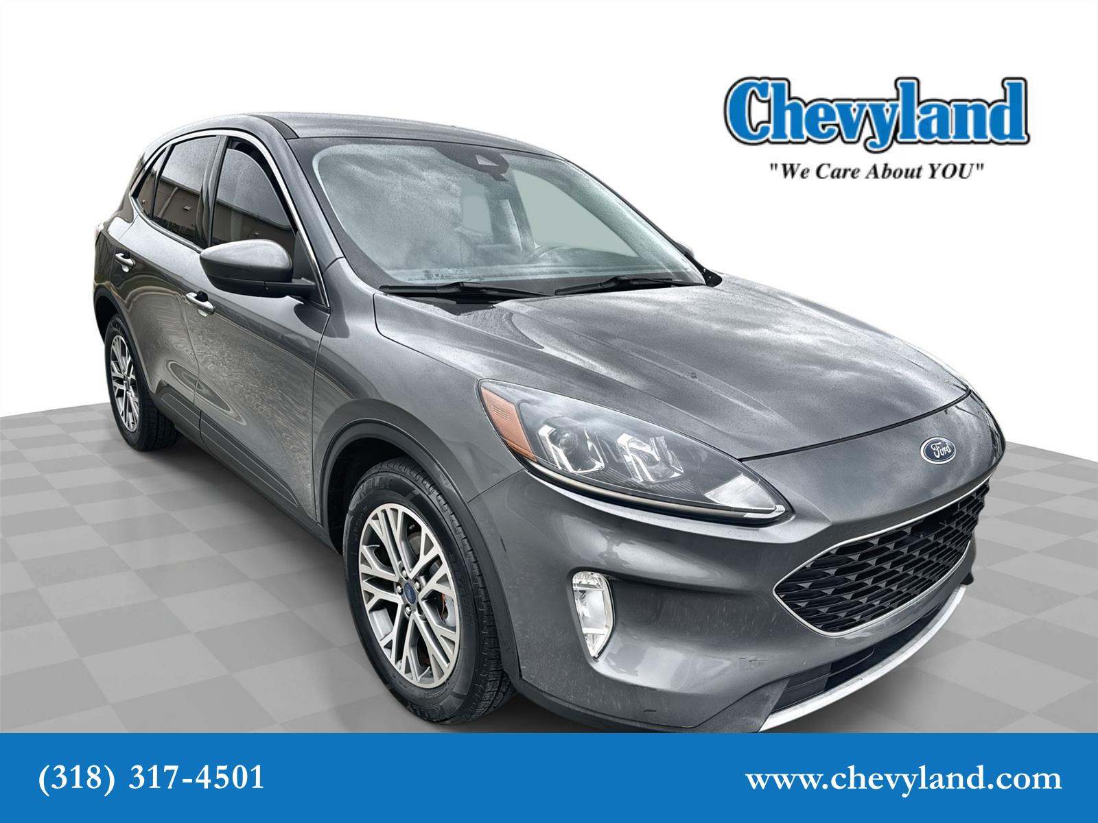 Carbonized Gray Metallic 2022 Ford Escape SEL FWD SUV / Crossover Front-Wheel Drive 8-Speed Automatic
