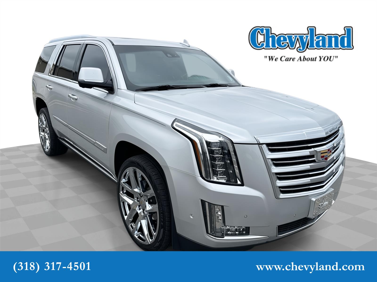 Radiant Silver Metallic 2019 Cadillac Escalade Platinum 4WD SUV / Crossover Four-Wheel Drive Automatic