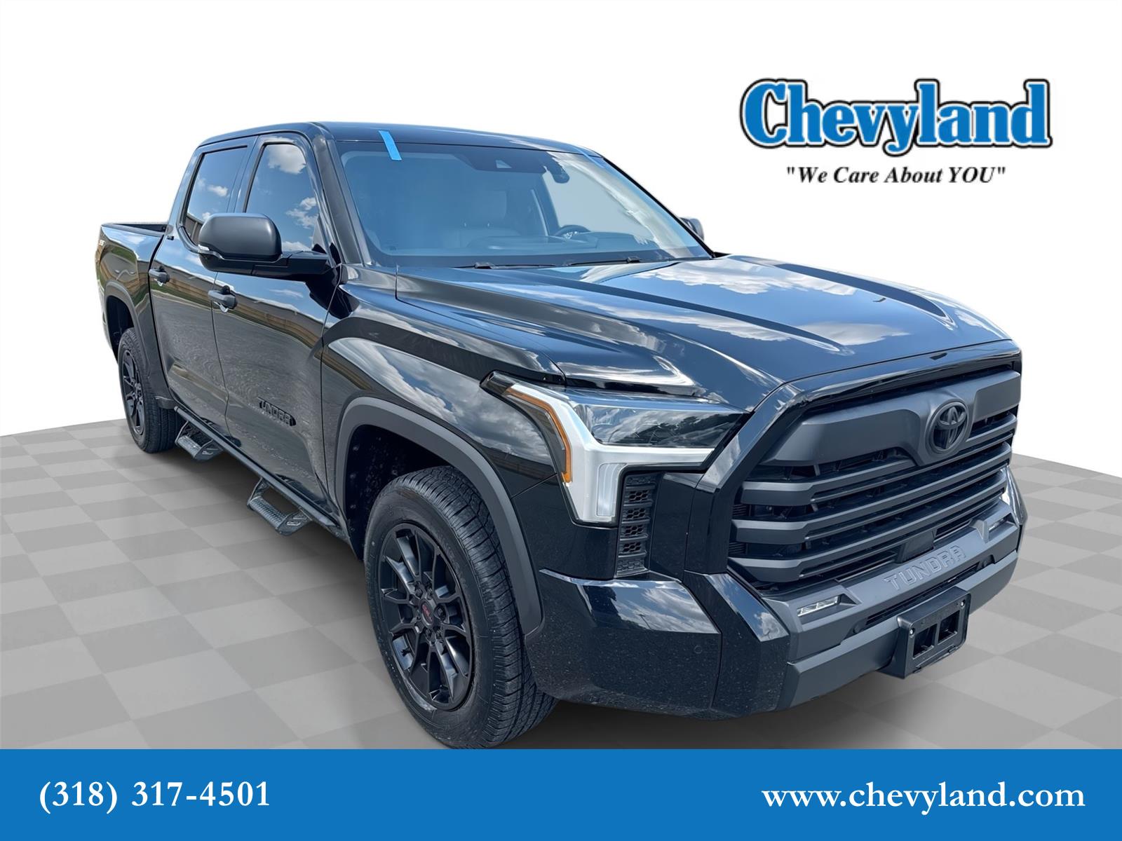 Midnight Black Metallic 2023 Toyota Tundra Pickup Truck Four-Wheel Drive Automatic