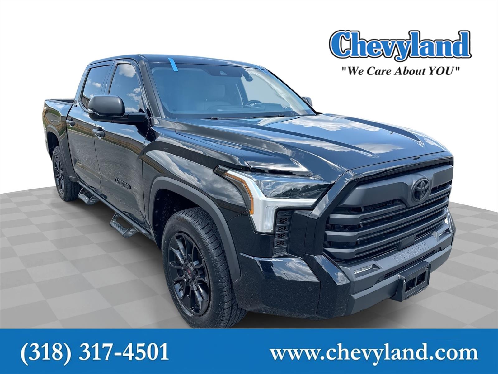 Midnight Black Metallic 2023 Toyota Tundra Pickup Truck Four-Wheel Drive Automatic