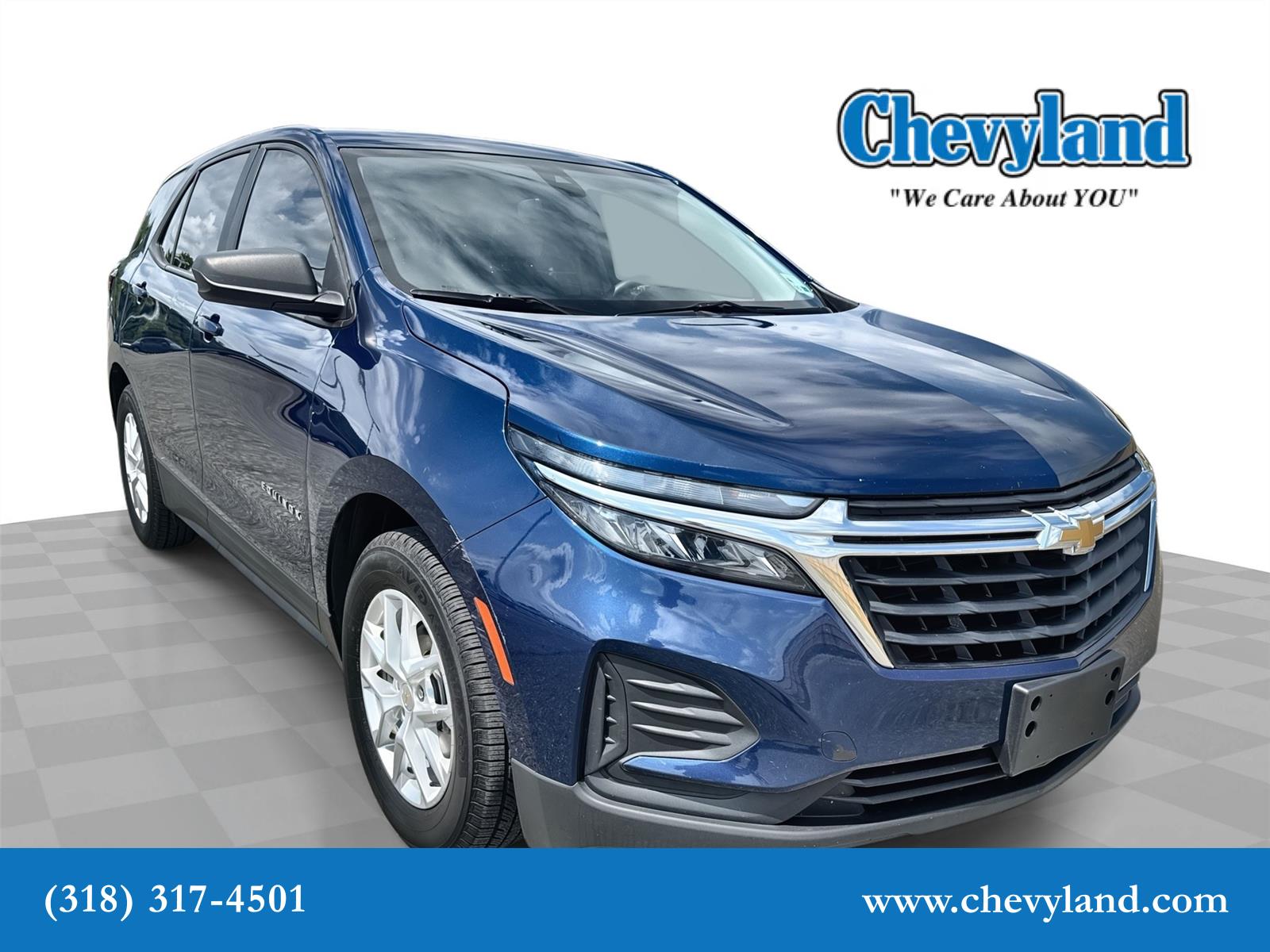 Blue Glow Metallic 2022 Chevrolet Equinox LS FWD with 1LS SUV / Crossover Front-Wheel Drive 6-Speed Automatic Overdrive