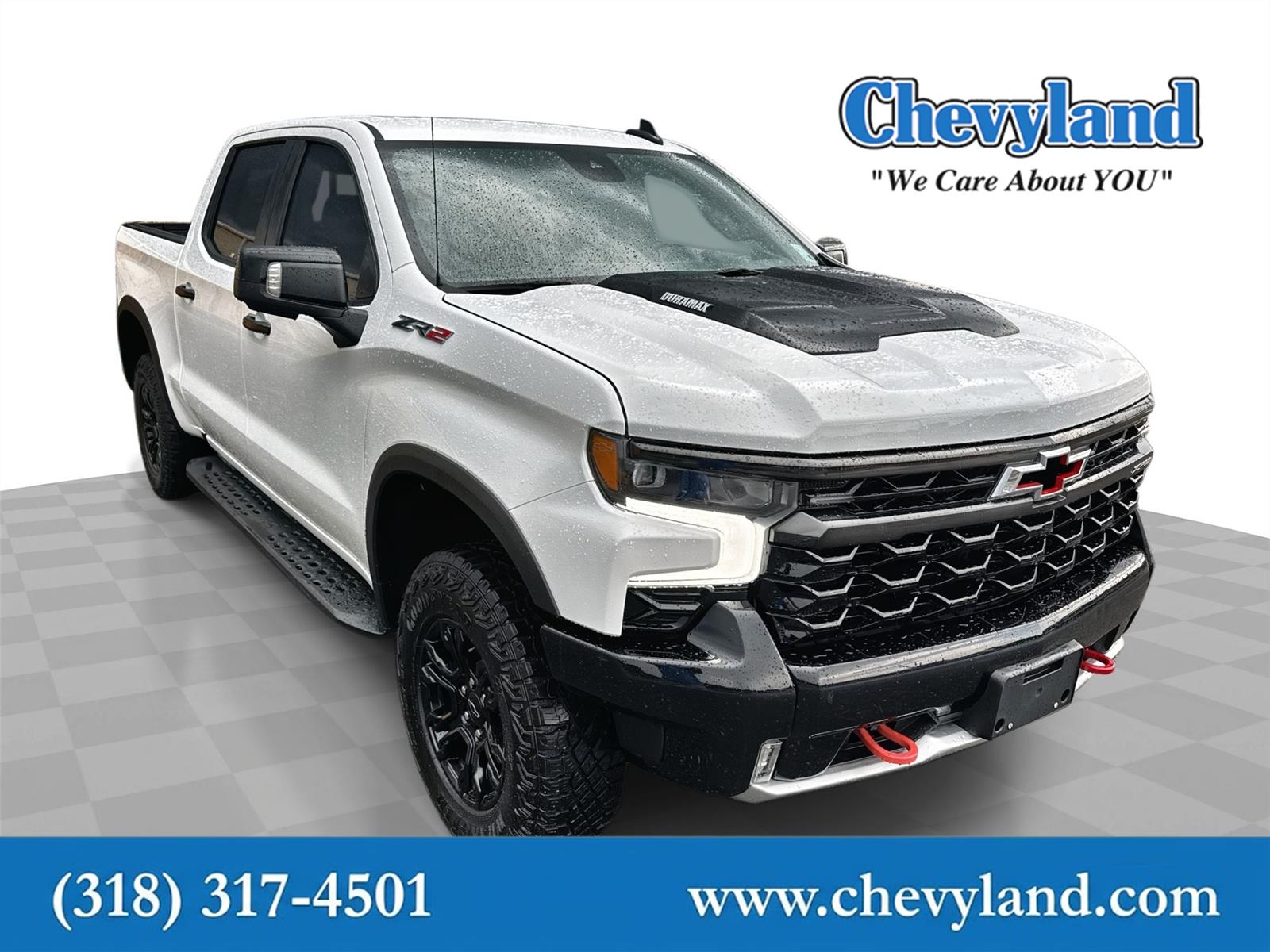 Summit White 2024 Chevrolet Silverado 1500 Pickup Truck Four-Wheel Drive Automatic