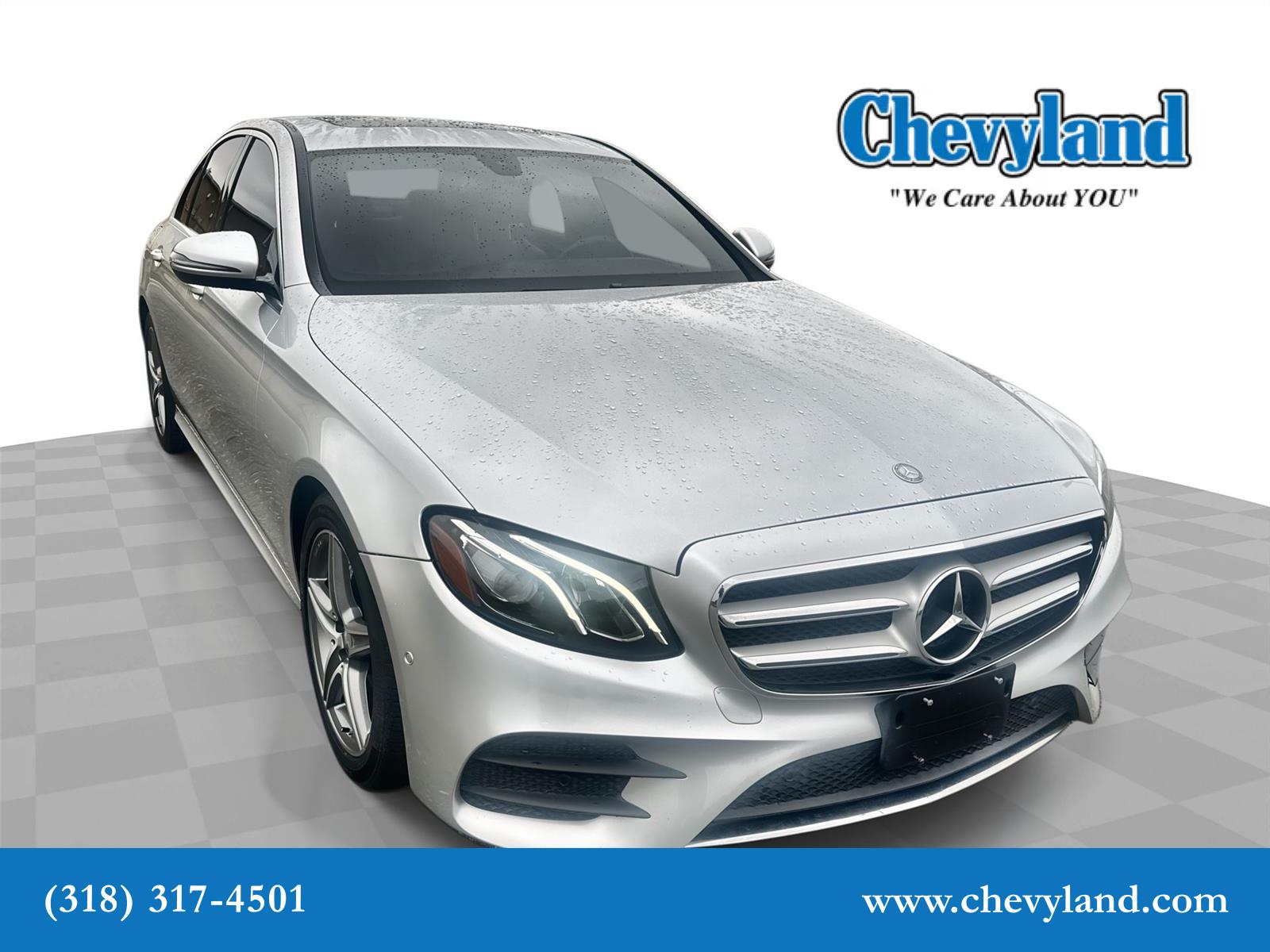 Iridium Silver Metallic 2017 Mercedes-Benz E-Class E 300 Sedan Rear-Wheel Drive Automatic