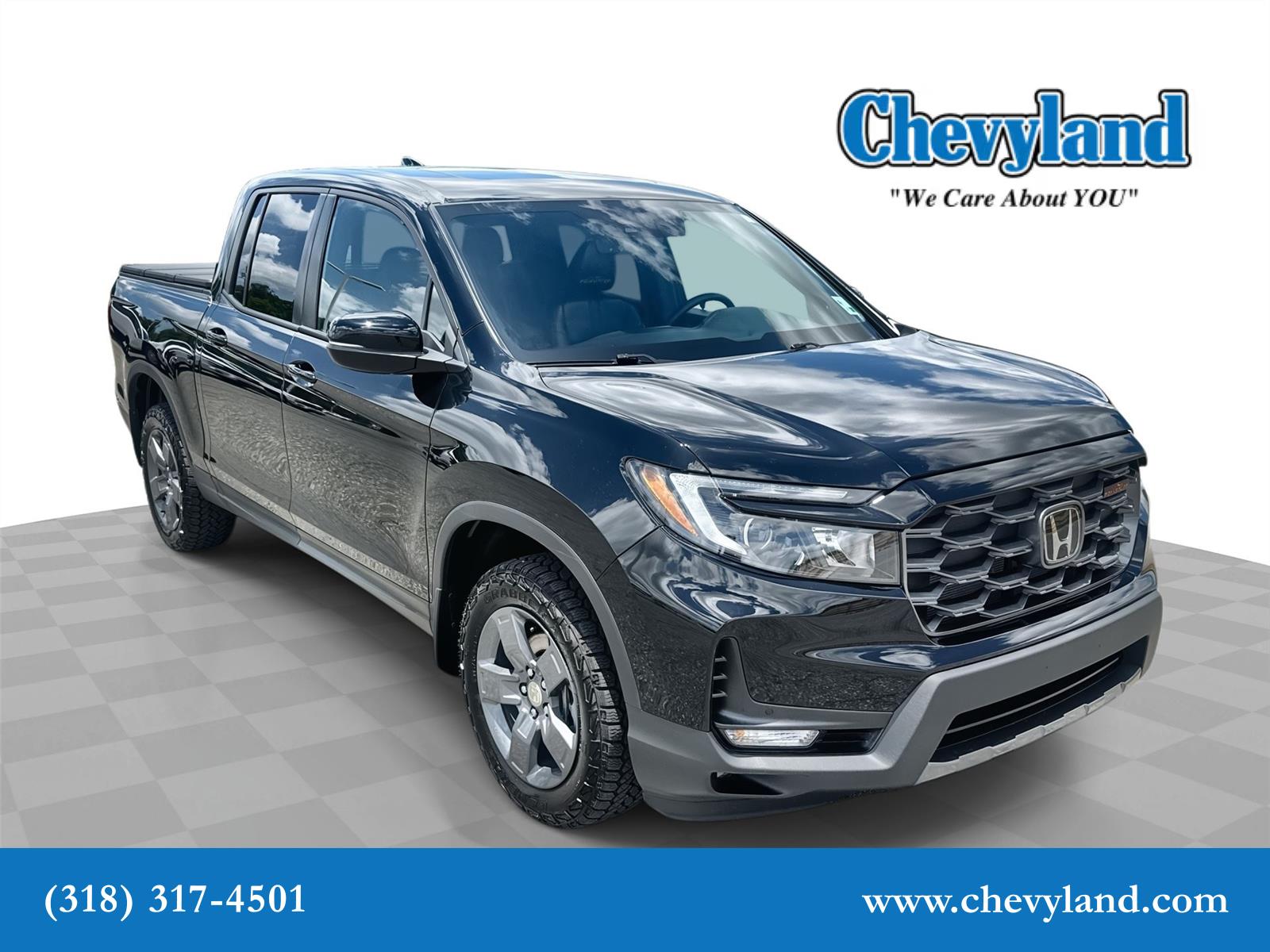 Crystal Black Pearl 2025 Honda Ridgeline TrailSport AWD Pickup Truck All-Wheel Drive Automatic
