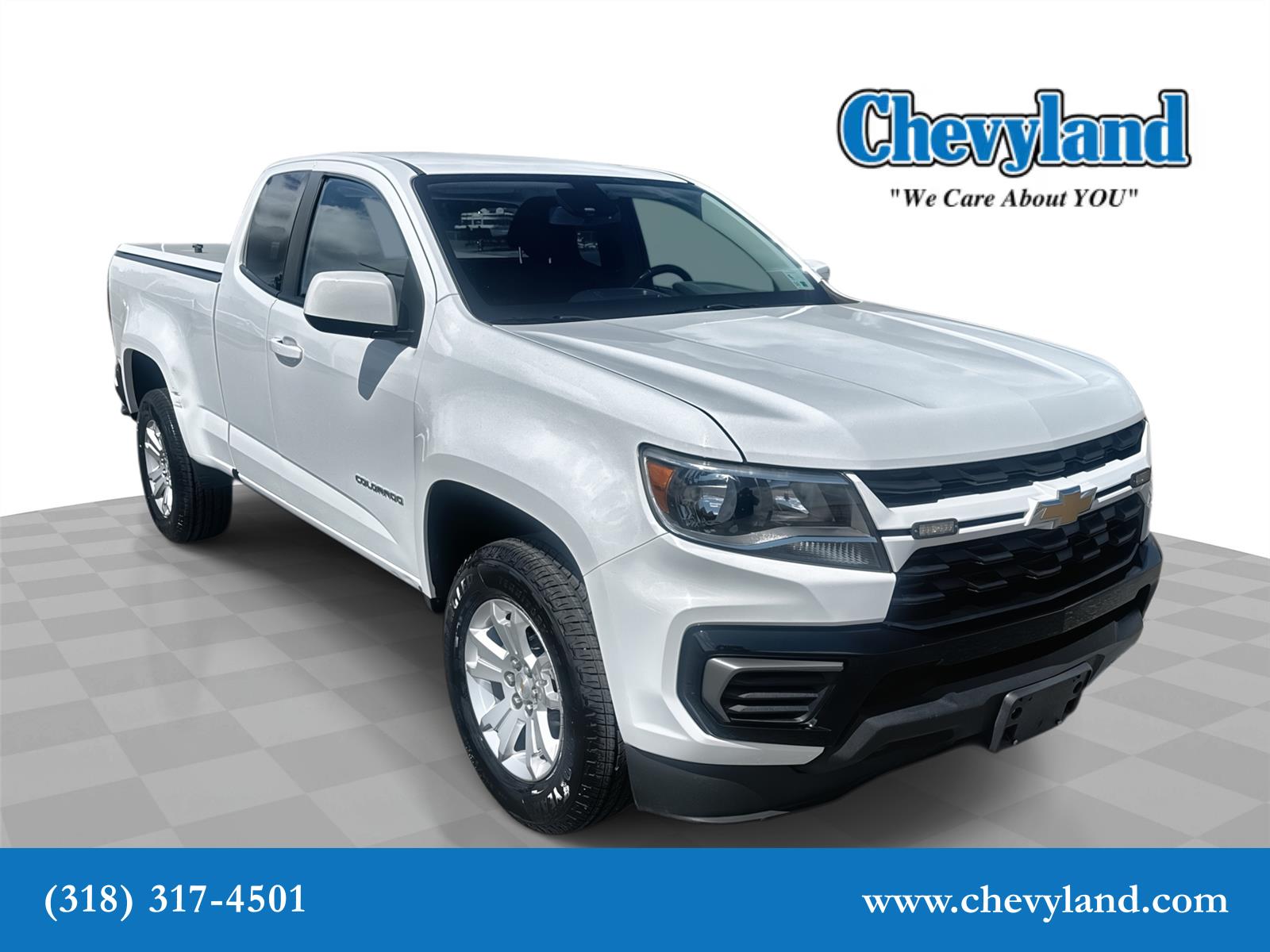 Summit White 2022 Chevrolet Colorado LT Extended Cab RWD Pickup Truck 4X2 6-Speed Automatic