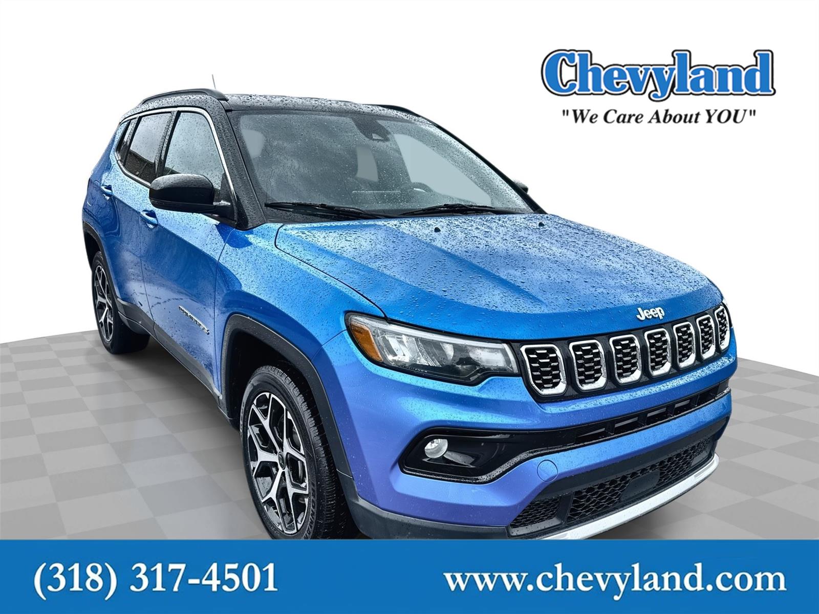 Hydro Blue Pearlcoat 2025 Jeep Compass SUV / Crossover Four-Wheel Drive 8-Speed Automatic