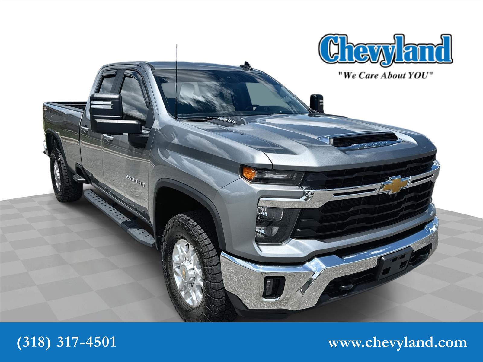 Sterling Gray Metallic 2024 Chevrolet Silverado 2500HD Pickup Truck Four-Wheel Drive Automatic