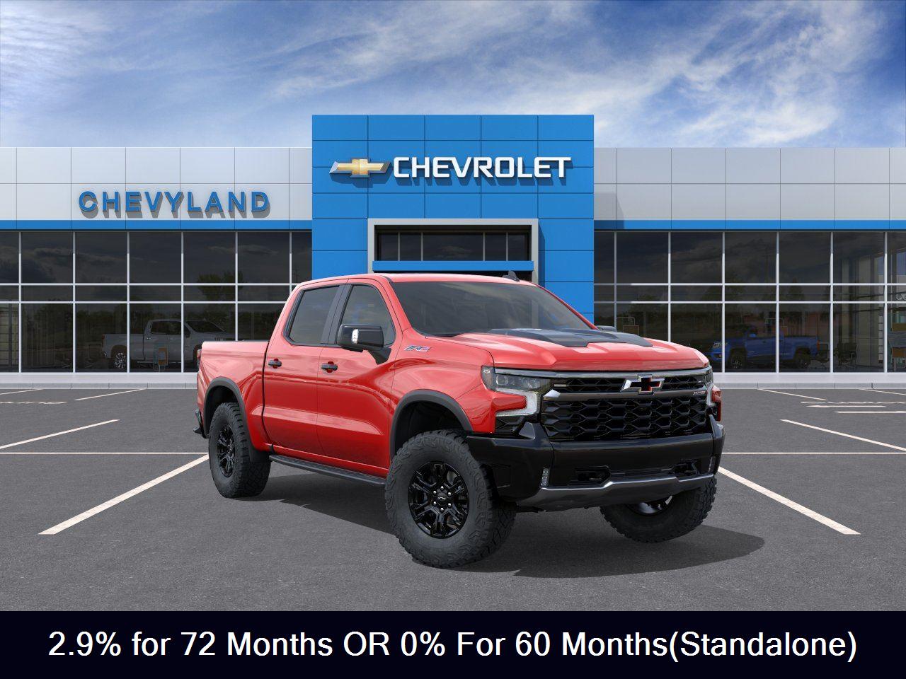 Red Hot 2026 Chevrolet Silverado 1500 Pickup Truck Four-Wheel Drive Automatic