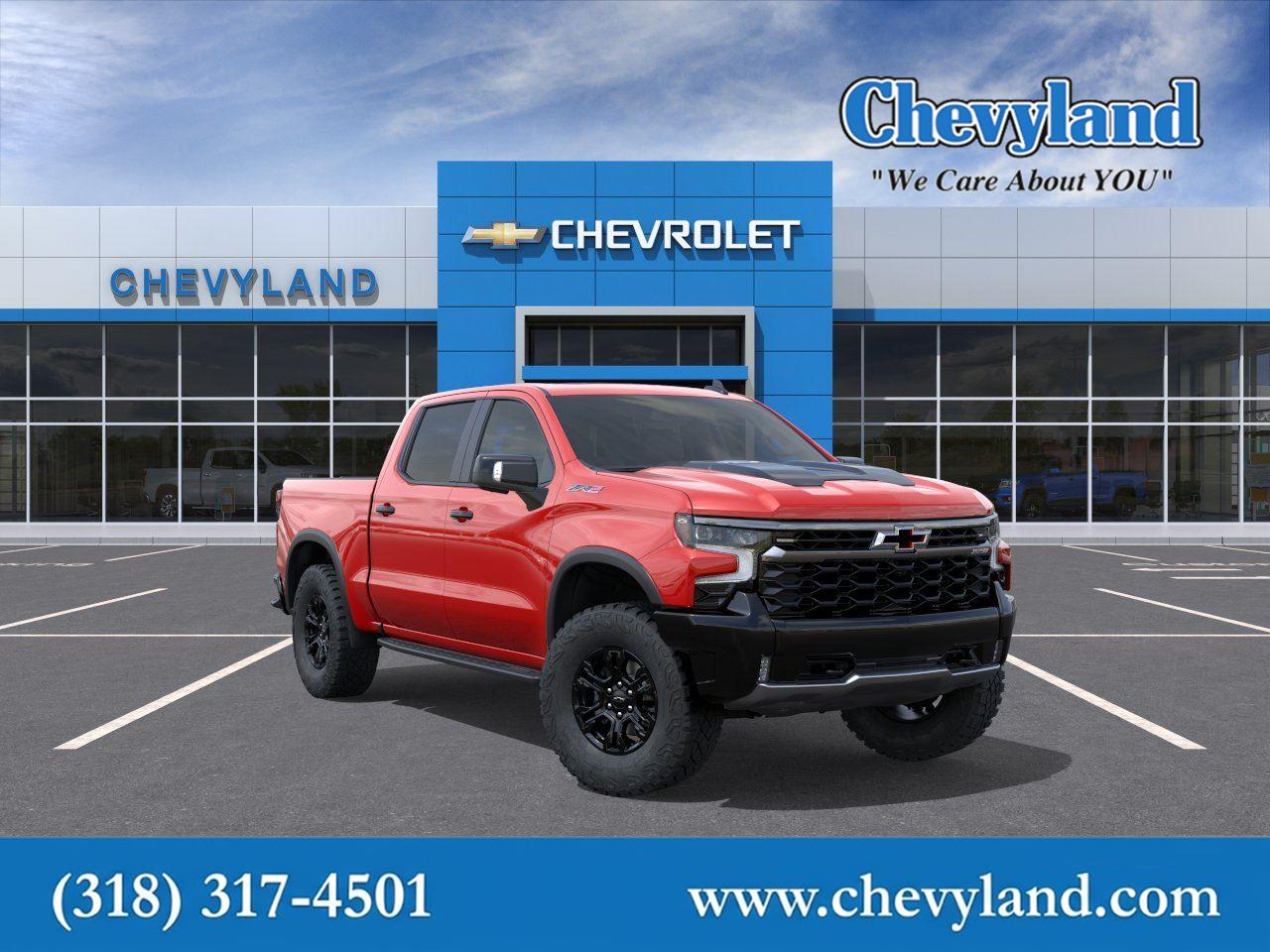 Red Hot 2026 Chevrolet Silverado 1500 Pickup Truck Four-Wheel Drive Automatic