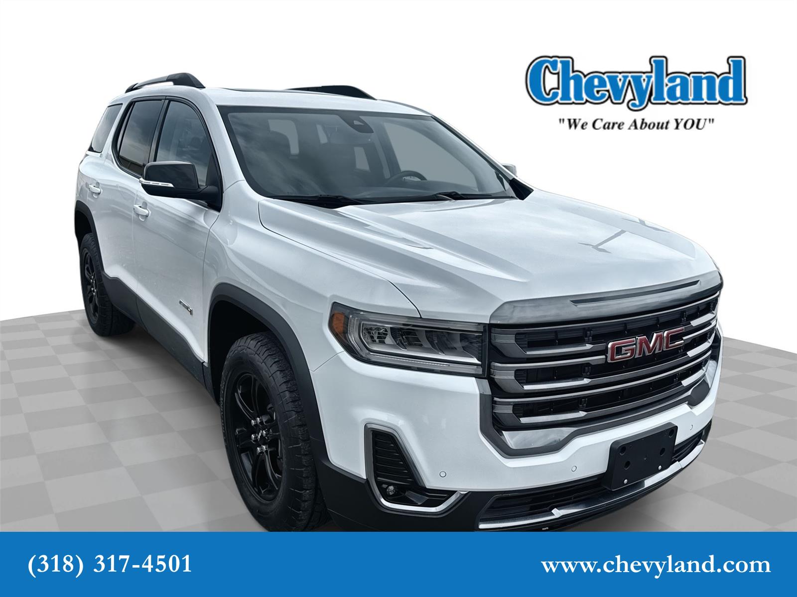 Summit White 2023 GMC Acadia SUV / Crossover Four-Wheel Drive 9-Speed Automatic