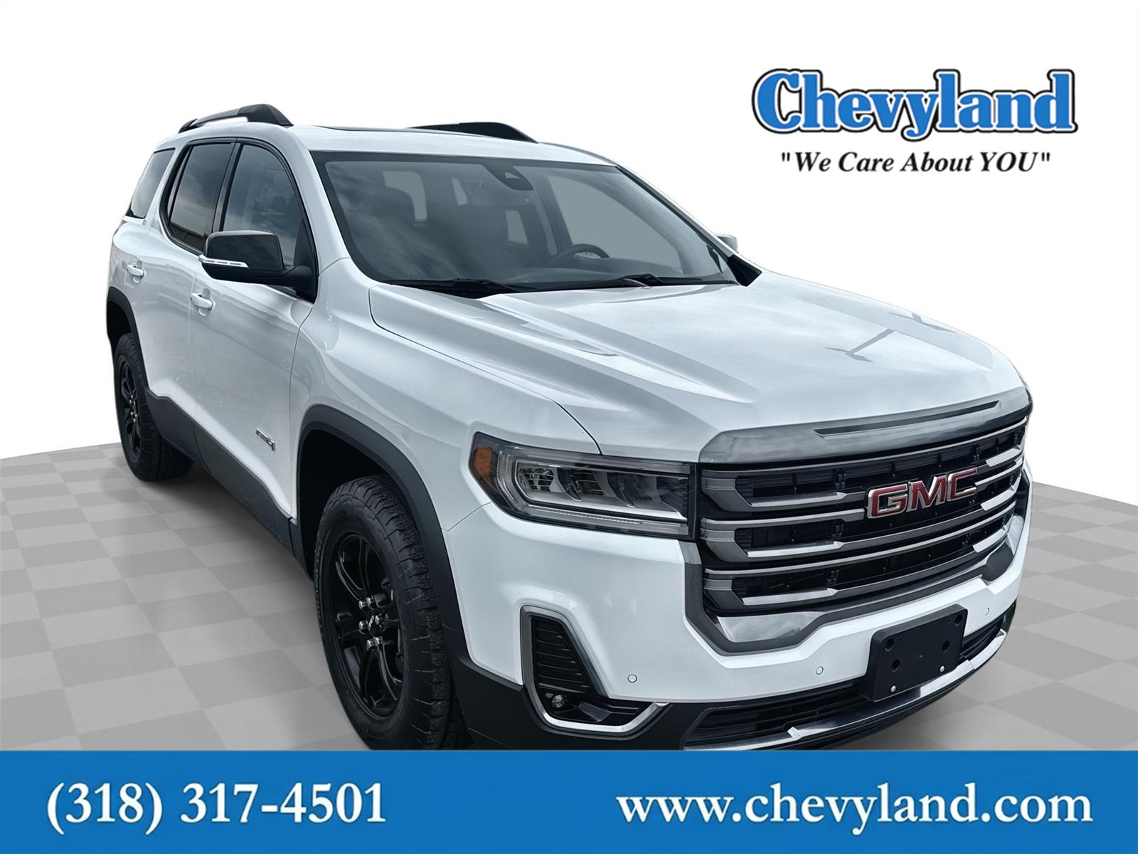 Summit White 2023 GMC Acadia SUV / Crossover Four-Wheel Drive 9-Speed Automatic