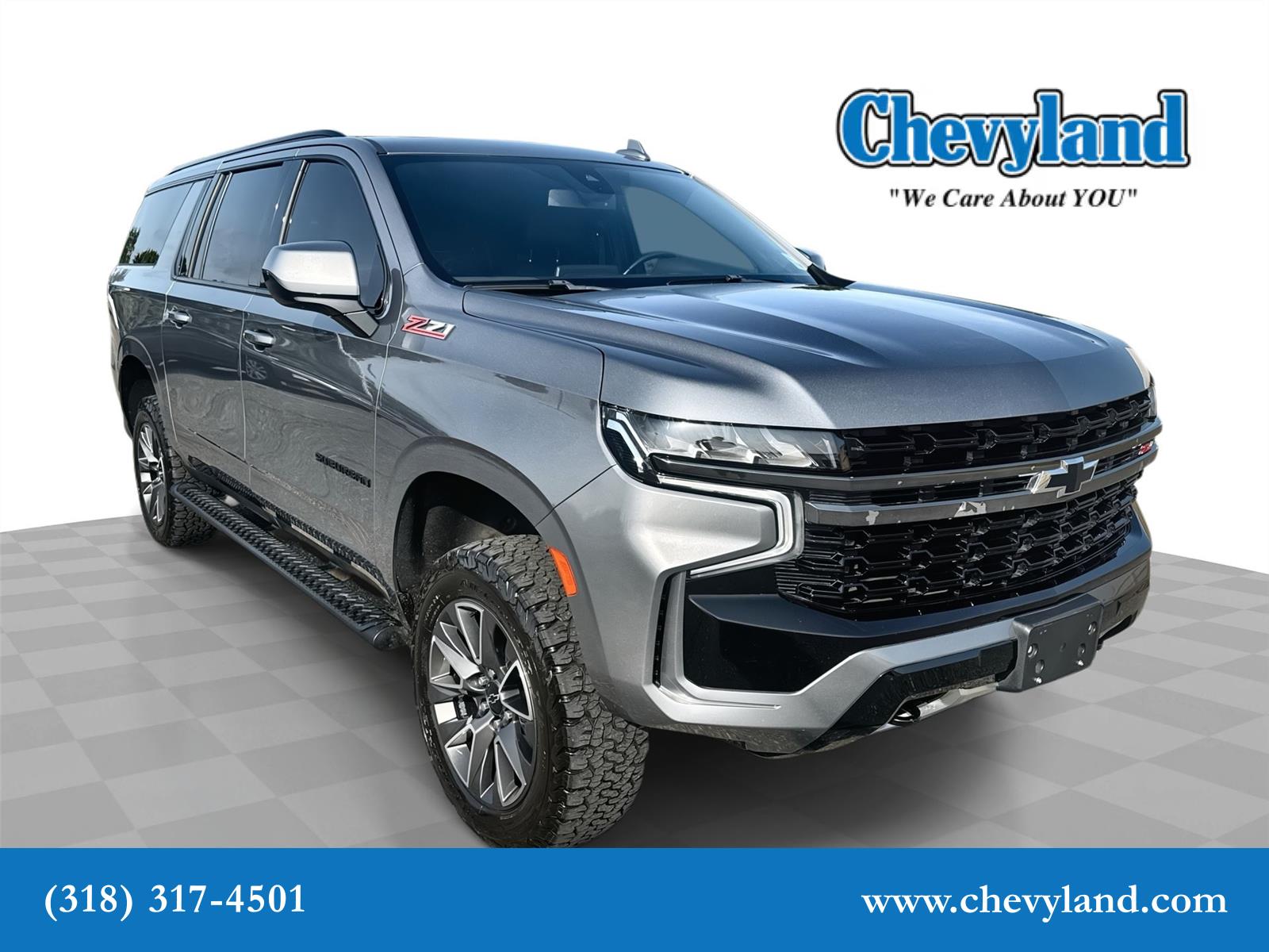 Gray (Satin Steel Metallic) 2021 Chevrolet Suburban SUV / Crossover Four-Wheel Drive Automatic