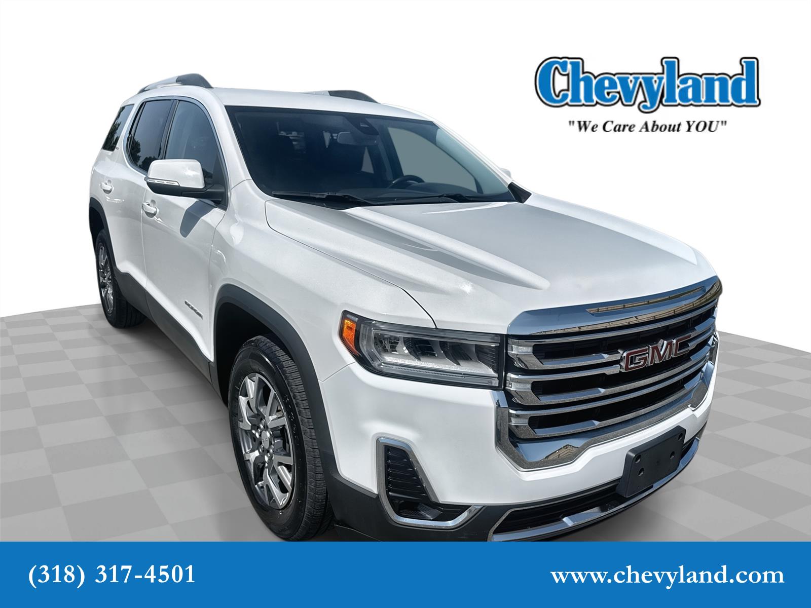 Summit White 2023 GMC Acadia SUV / Crossover Four-Wheel Drive 9-Speed Automatic