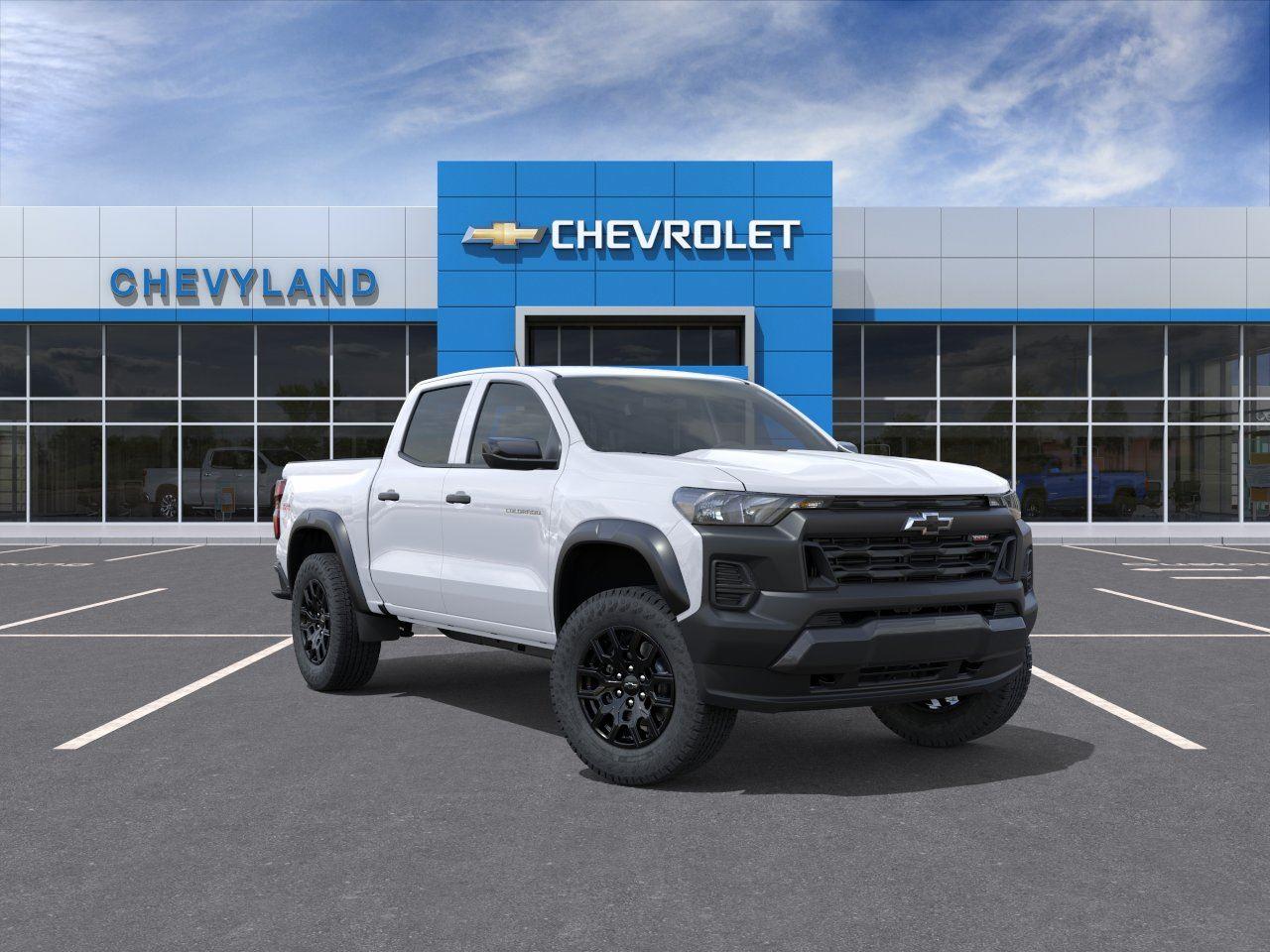 Summit White 2026 Chevrolet Colorado Pickup Truck Four-Wheel Drive 8-Speed Automatic