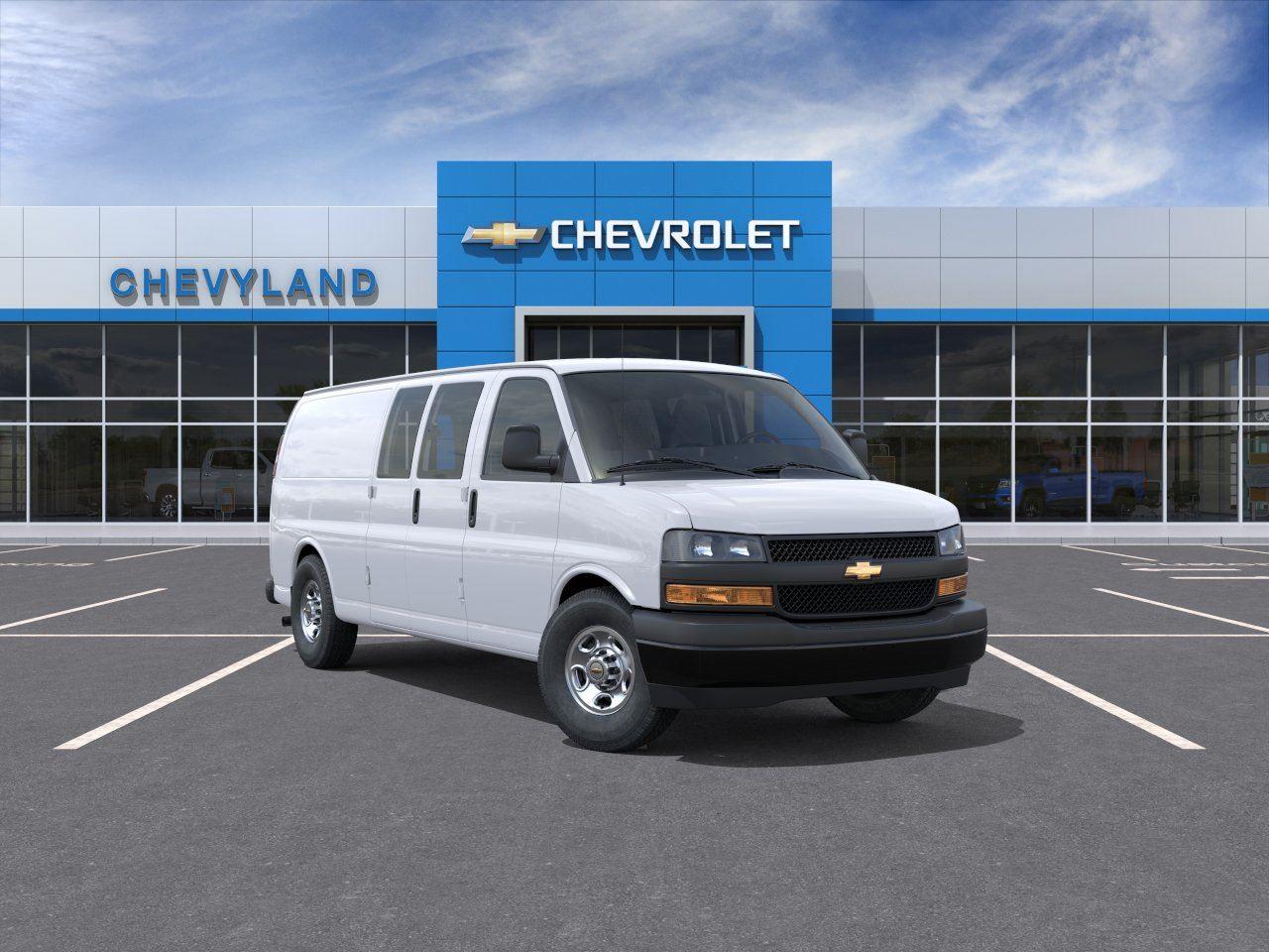 Summit White 2026 Chevrolet Express Cargo Van Rear-Wheel Drive 8-Speed Automatic