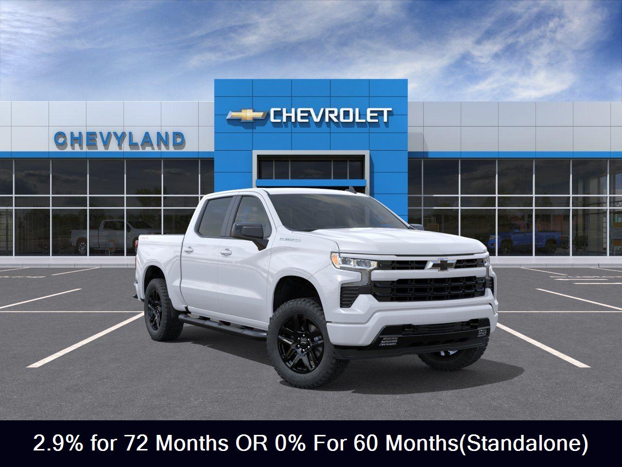 Summit White 2026 Chevrolet Silverado 1500 Pickup Truck Four-Wheel Drive 8-Speed Automatic