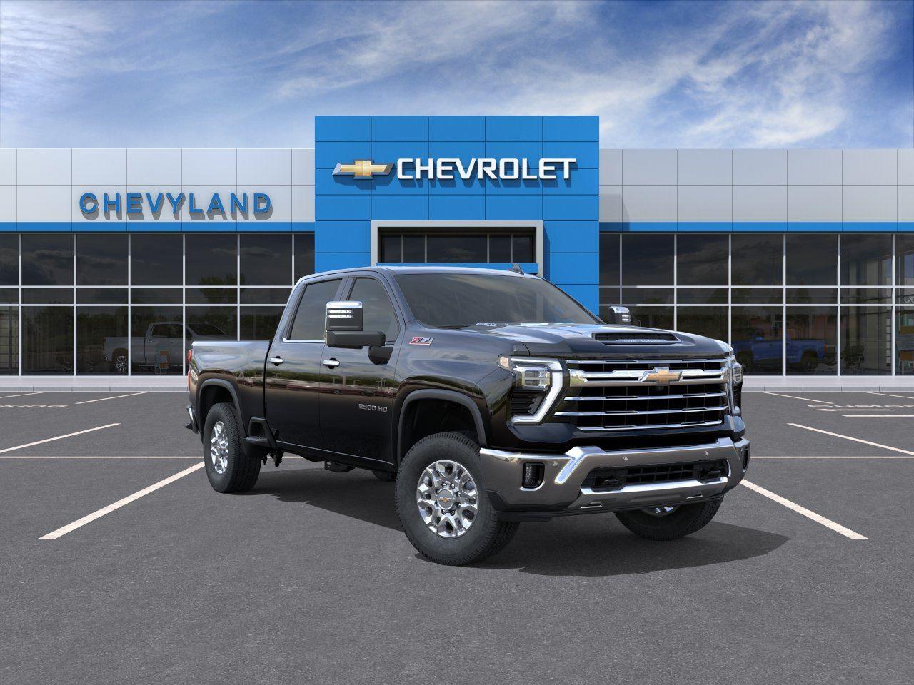 Black 2026 Chevrolet Silverado 2500HD Pickup Truck Four-Wheel Drive Automatic